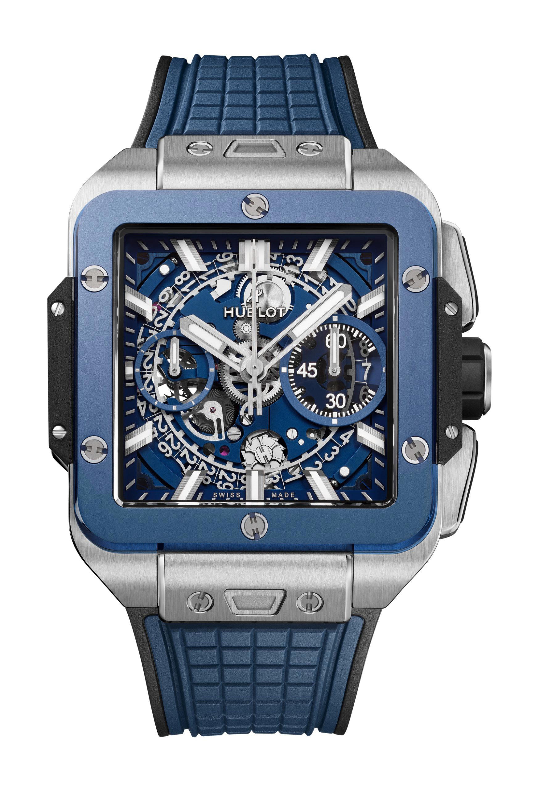 Hublot Square Bang Unico Titanium Blue Ceramic