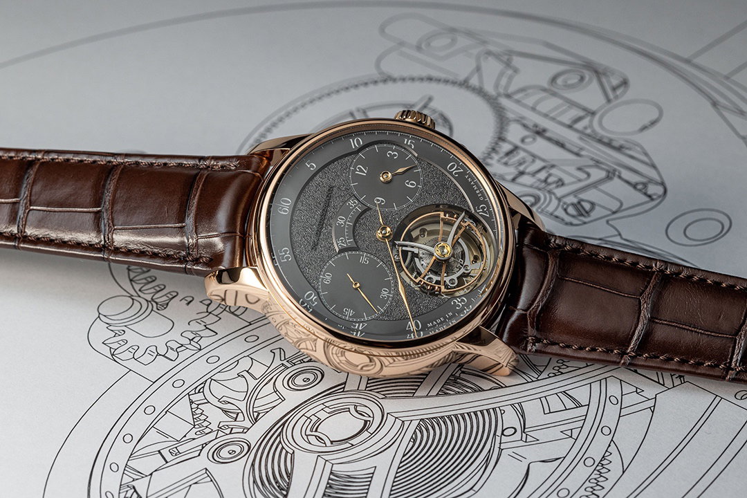 Moritz Grossmann Tourbillon Rose Gold Tremblage