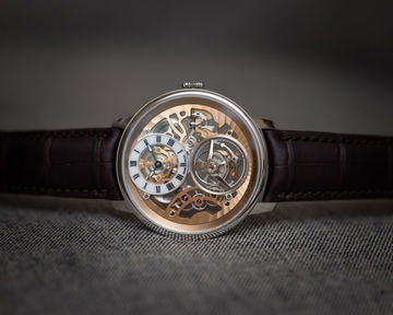Arnold &amp; Son Ultrathin Tourbillon Skeleton Platinum