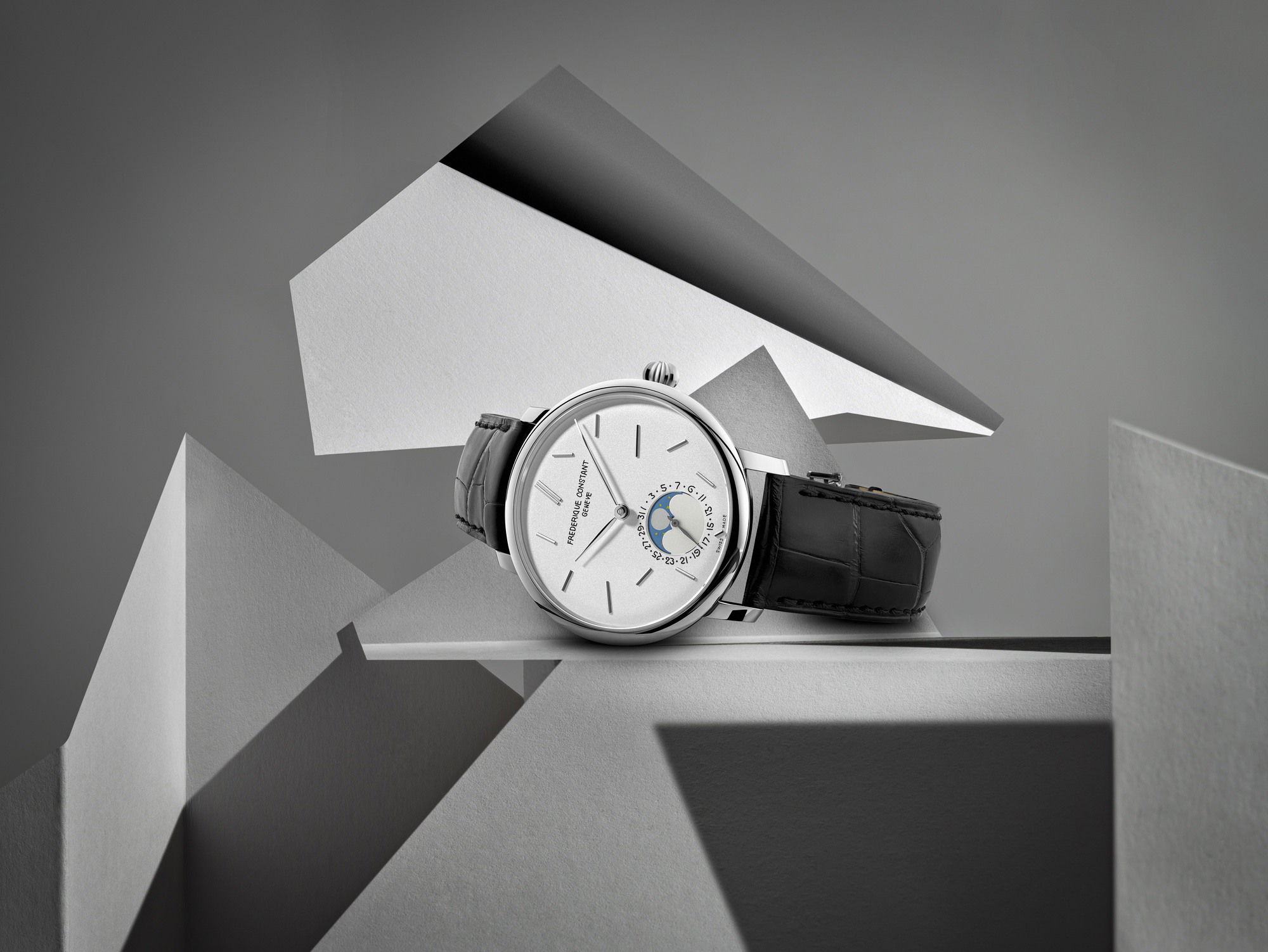 Frédérique Constant Slimline Moonpase Date Manufacture Seconde/Seconde