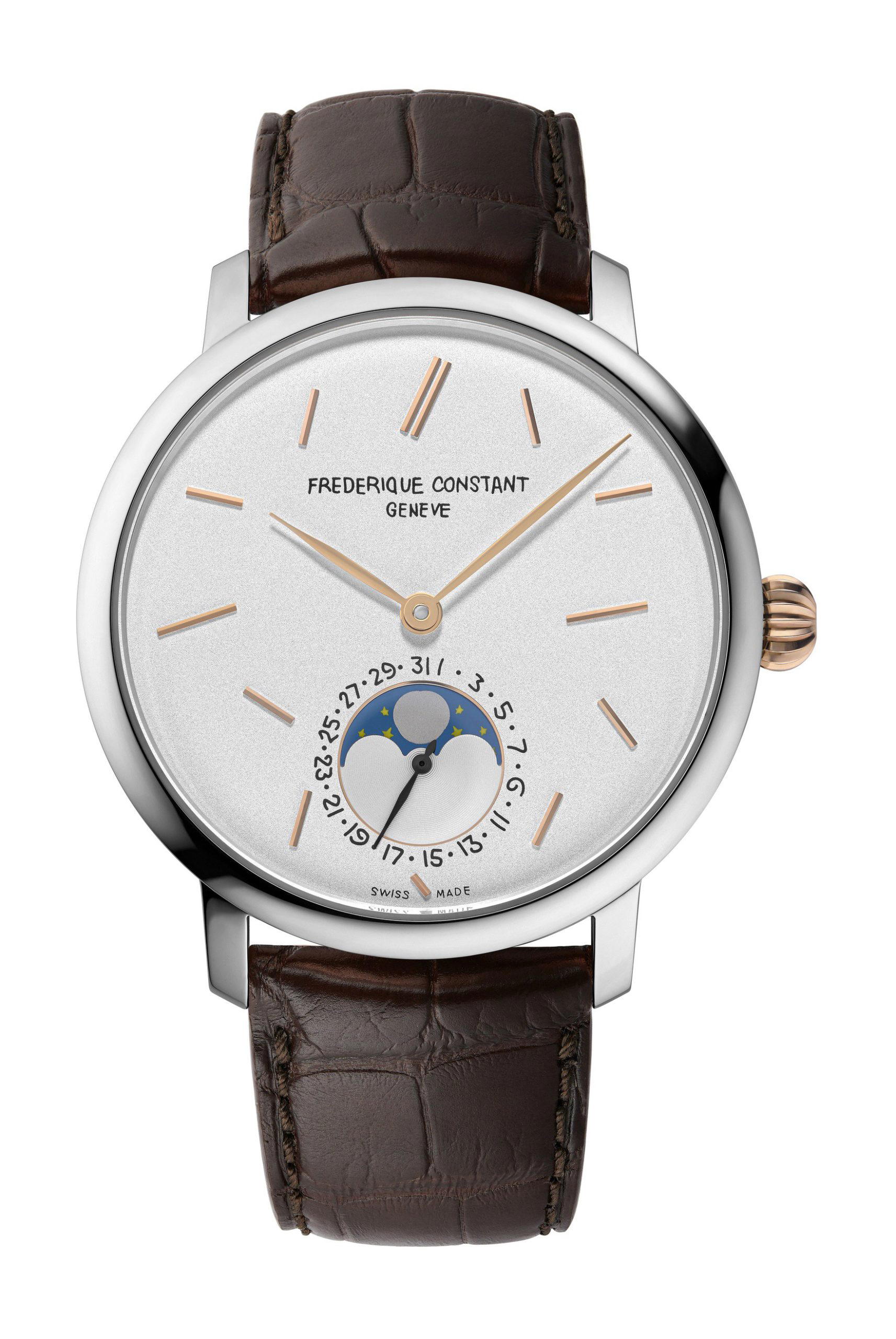 Frederique Constant Slimline Moonpase Date Manufacture Seconde/Seconde