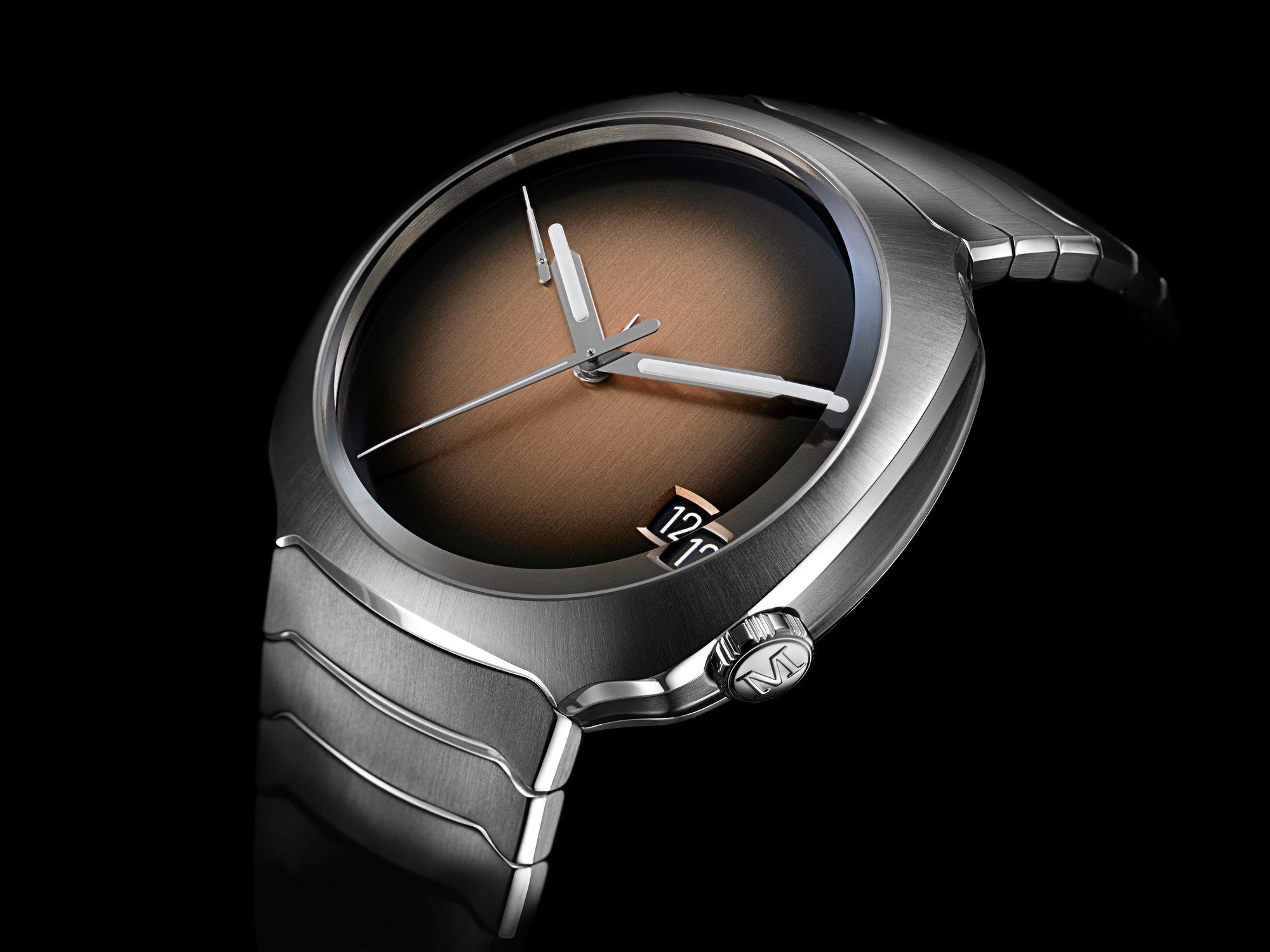 H. Moser &amp; Cie Streamliner Perpetual Calendar Concept Smoked Salmon