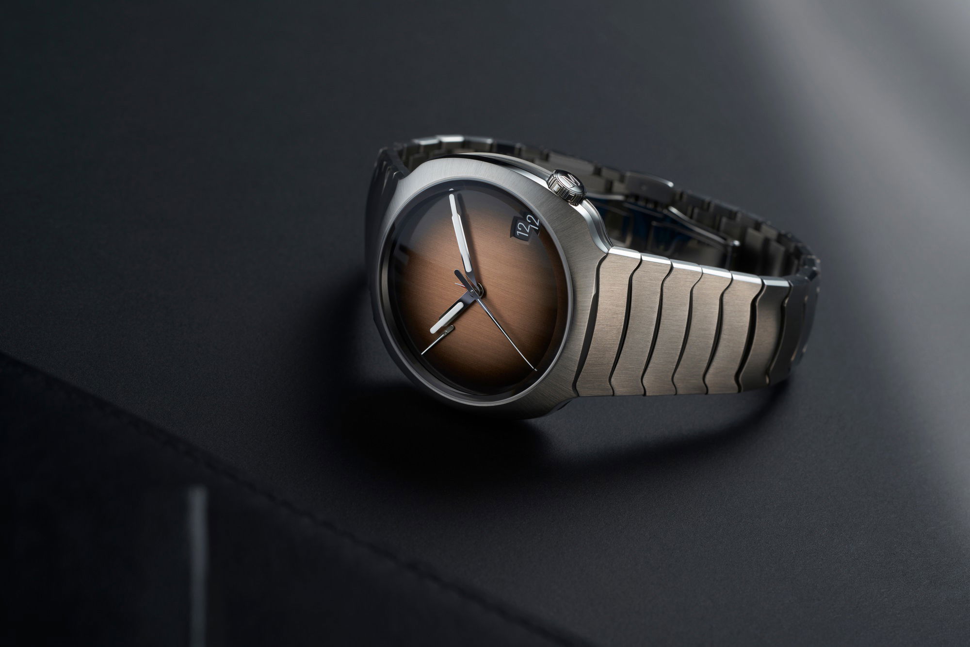 H. Moser &amp; Cie Streamliner Perpetual Calendar Concept Smoked Salmon