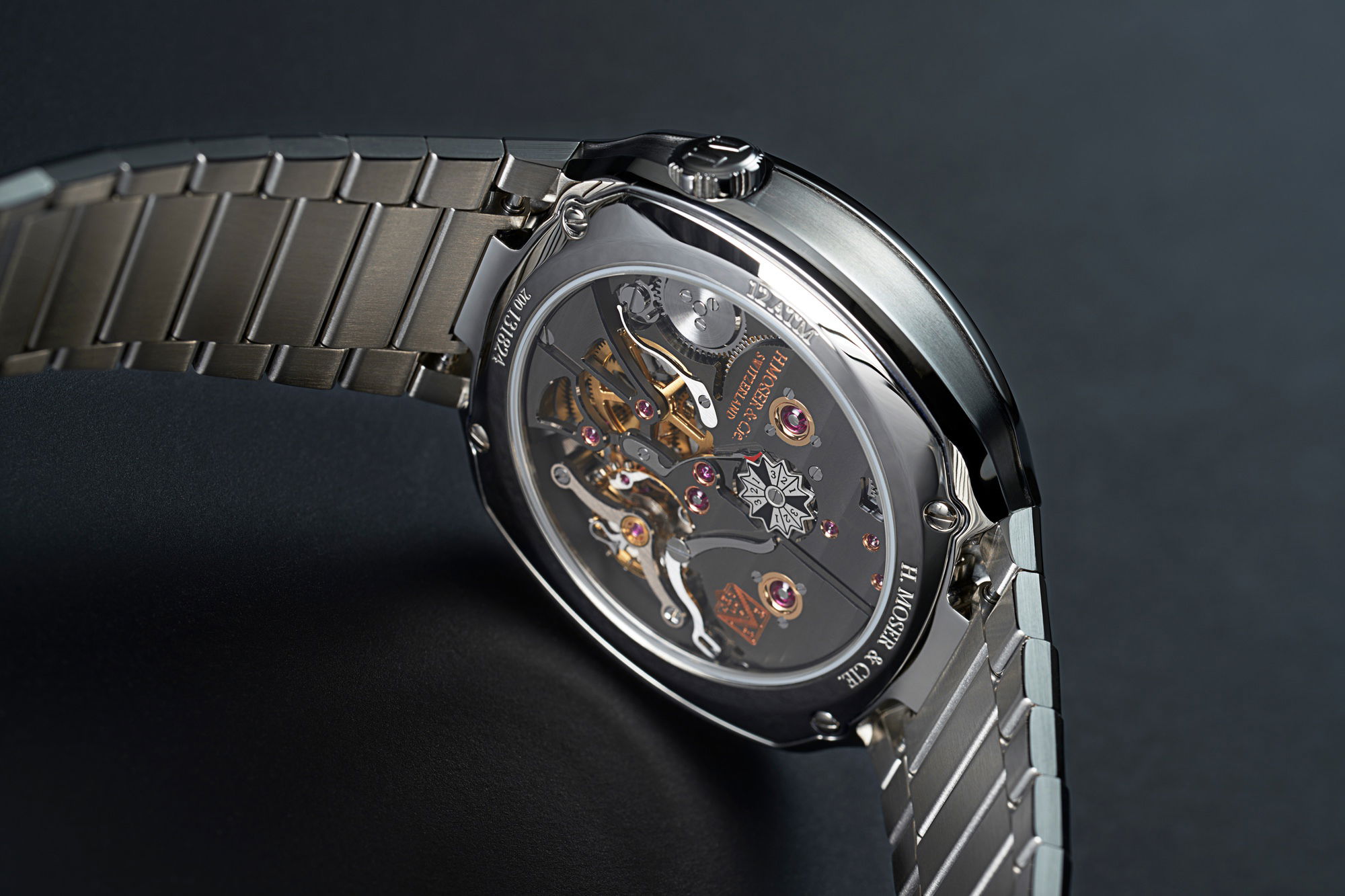 H. Moser &amp; Cie Streamliner Perpetual Calendar Concept Smoked Salmon