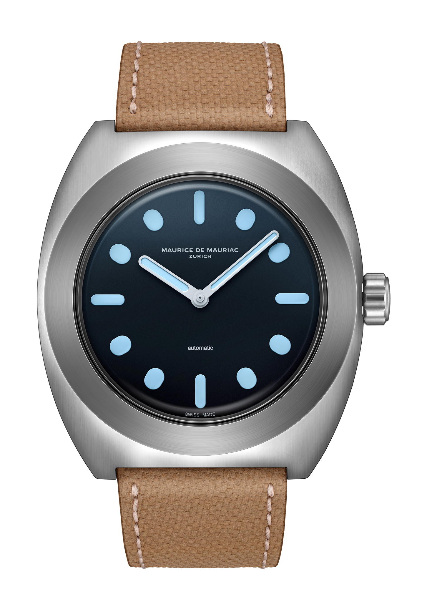 Maurice de Mauriac Pillow Watch Titanium