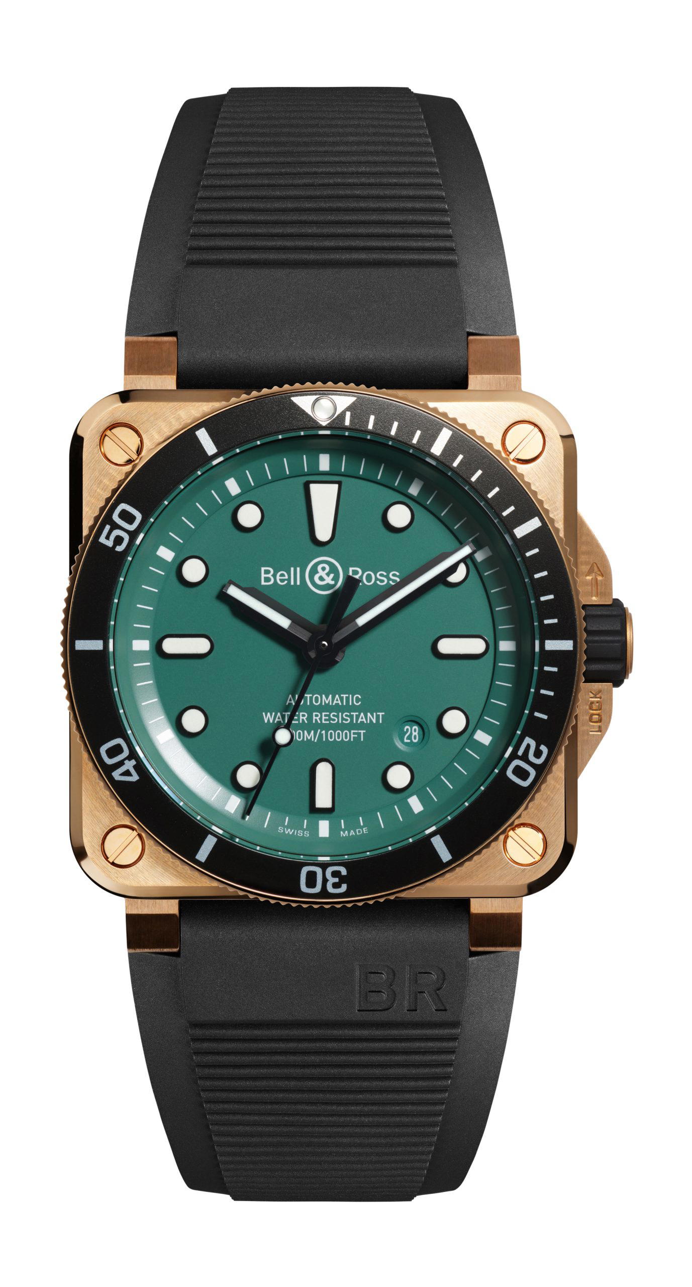 Bell & Ross BR 03-92 Diver Black & Green Bronze