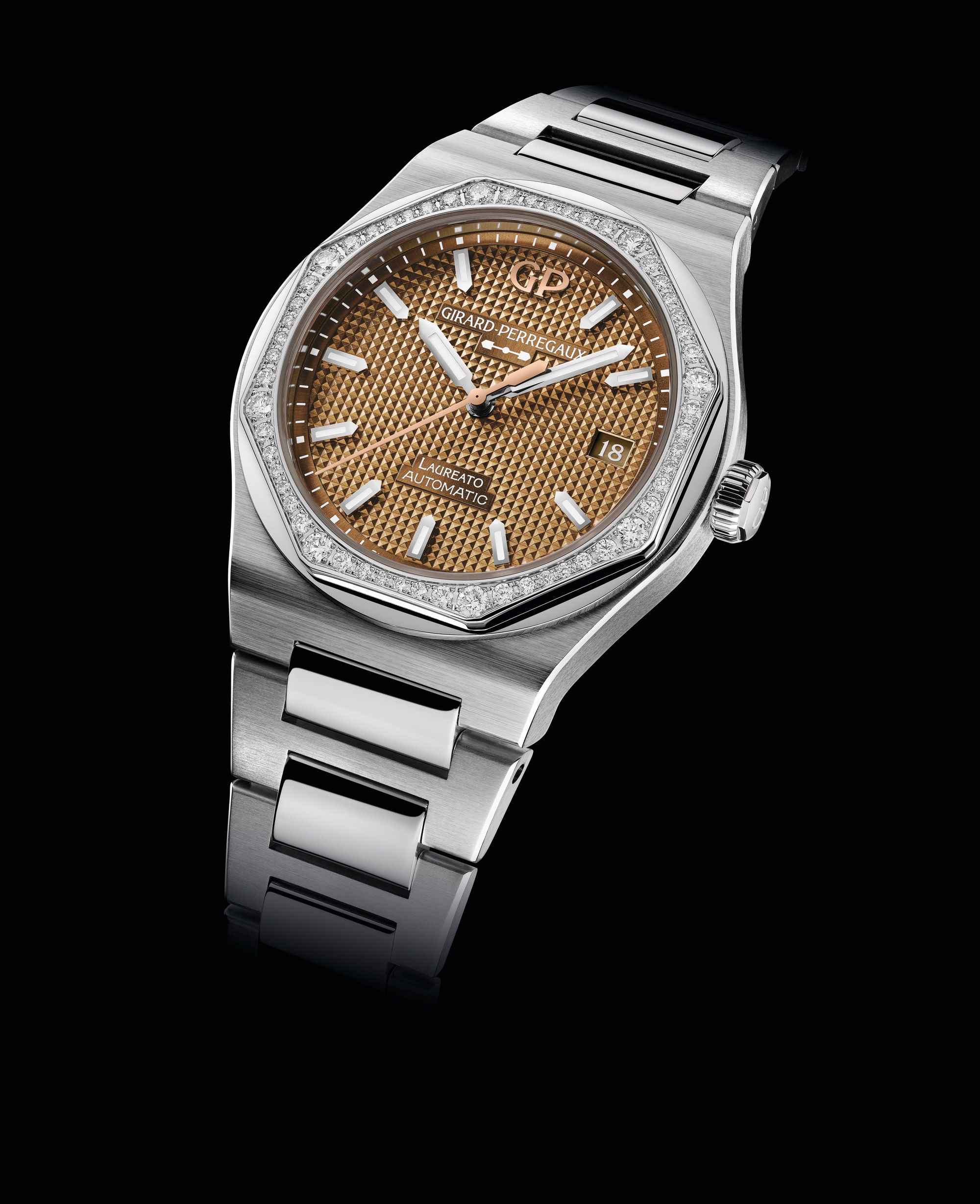 Girard-Perregaux Laureato 38 mm Copper Diamond Bezel
