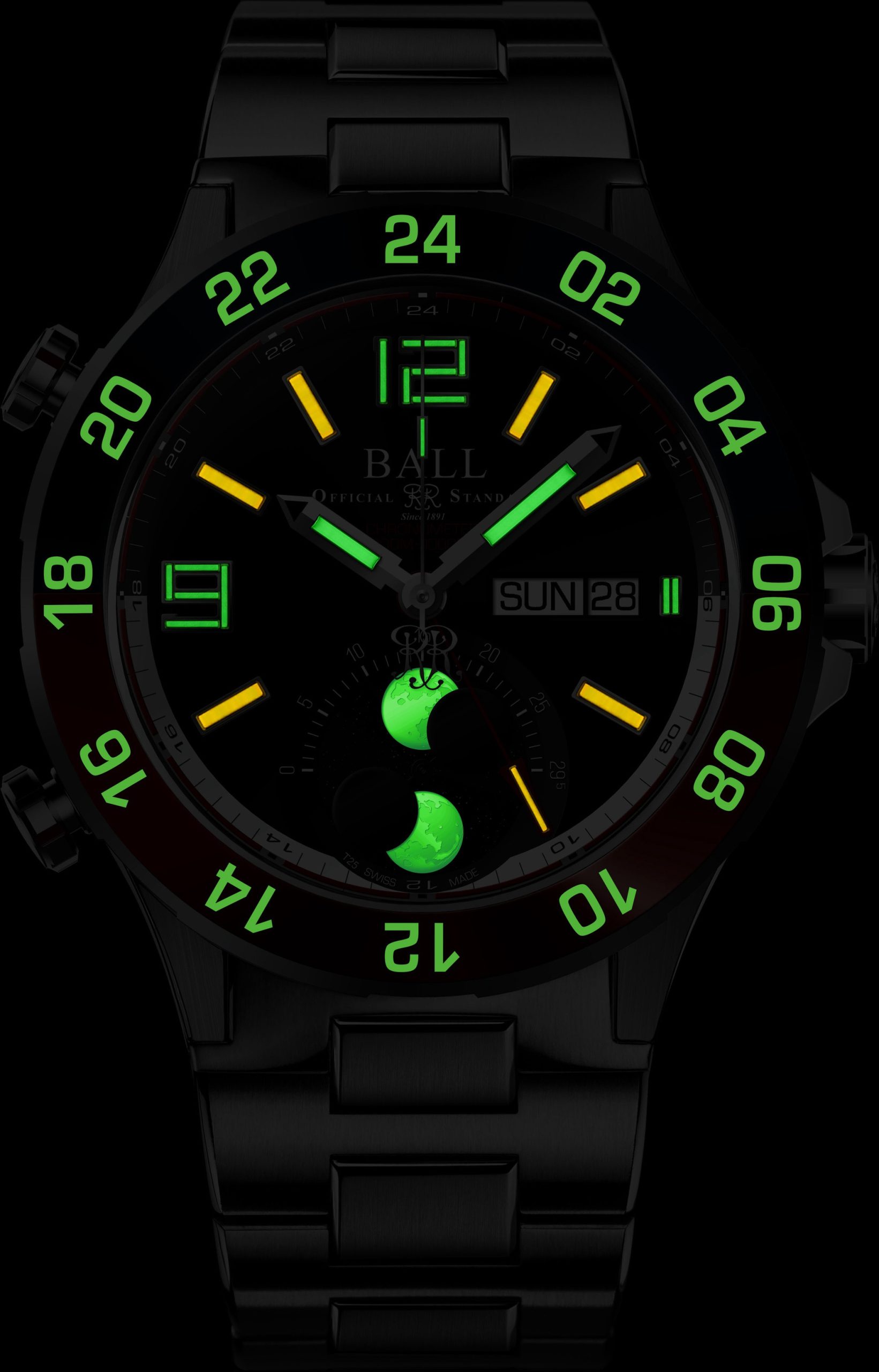 Ball Watch Roadmaster Marine GMT Moon Phase