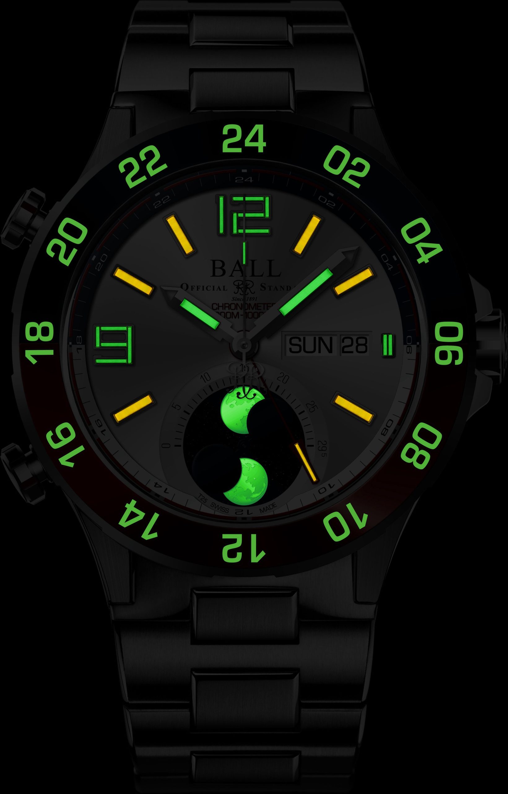 Ball Watch Roadmaster Marine GMT Moon Phase