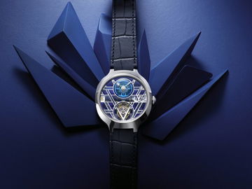 Louis Vuitton Voyager Flying Tourbillon Poinçon de Genève Plique-à-Jour