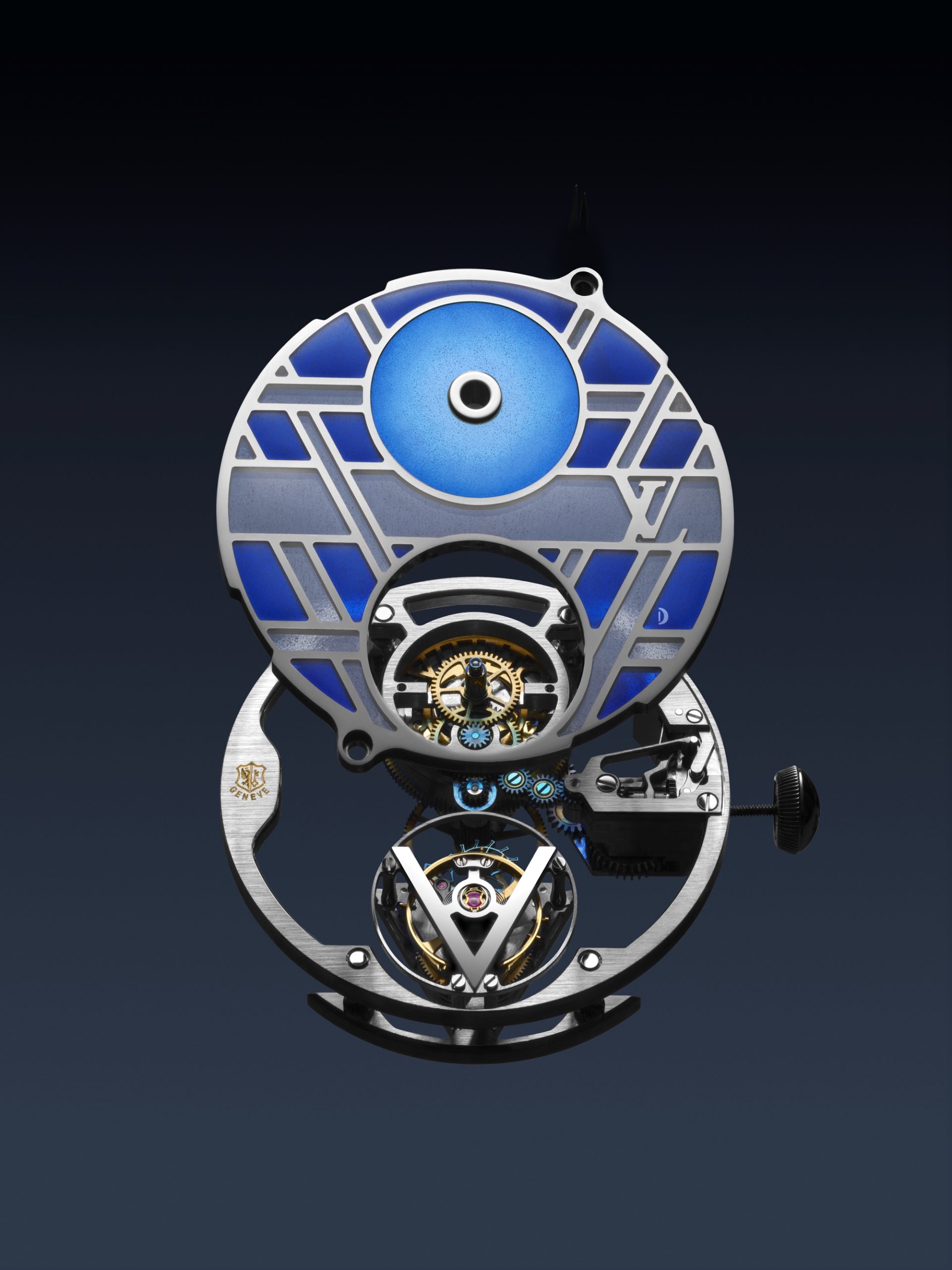 Louis Vuitton Voyager Flying Tourbillon Poinçon de Genève Plique-à-Jour