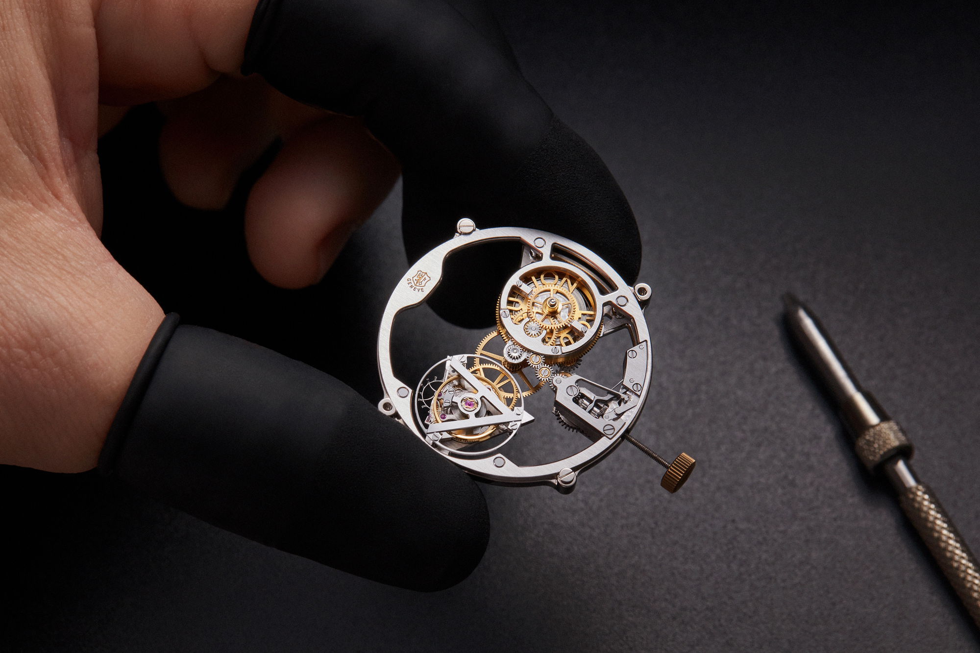 Louis Vuitton Voyager Flying Tourbillon Poinçon de Genève Plique-à-Jour