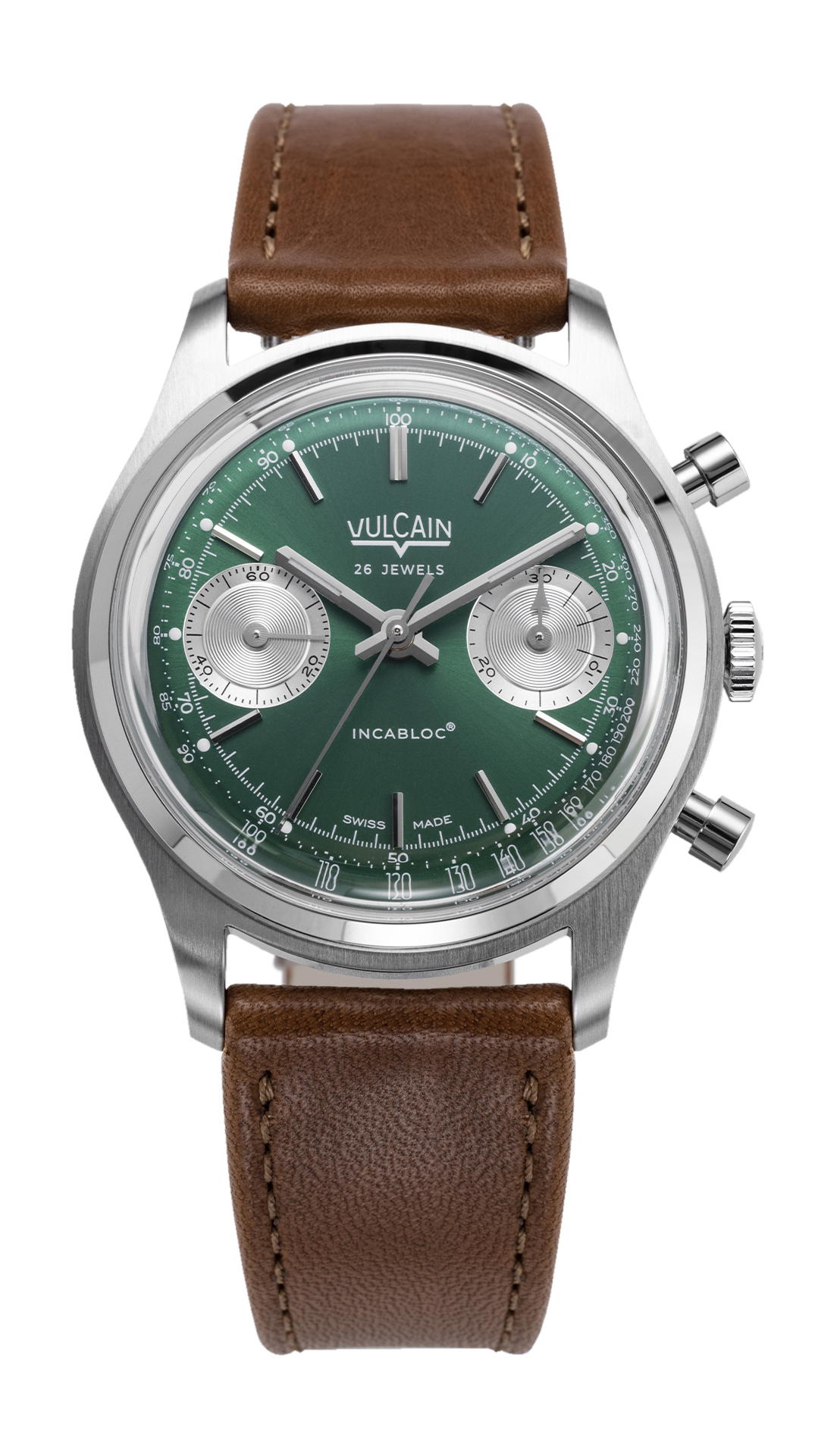 Vulcain Chronograph 1970's Green