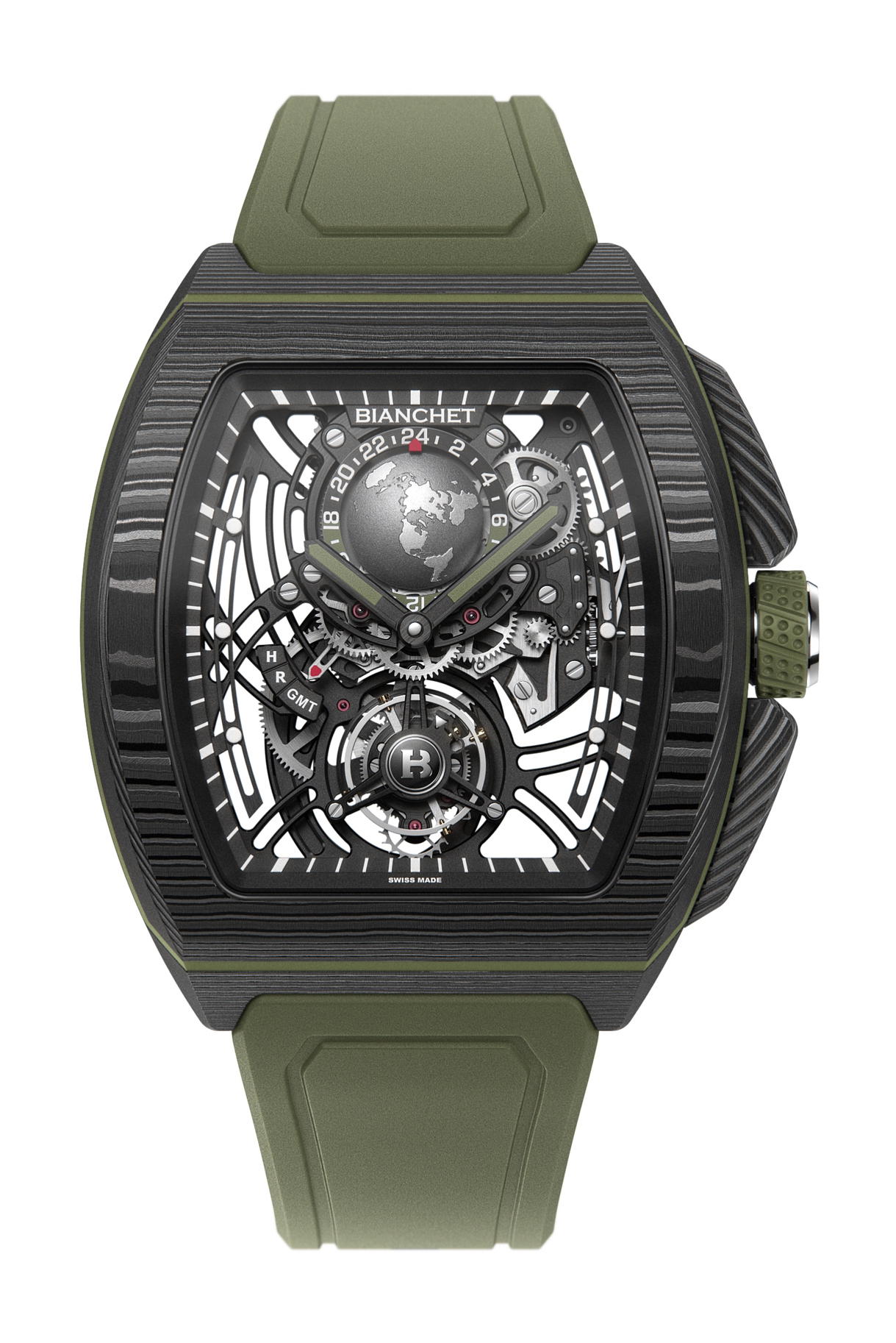 Bianchet B1.618 Sport GMT Carbon Fern Green