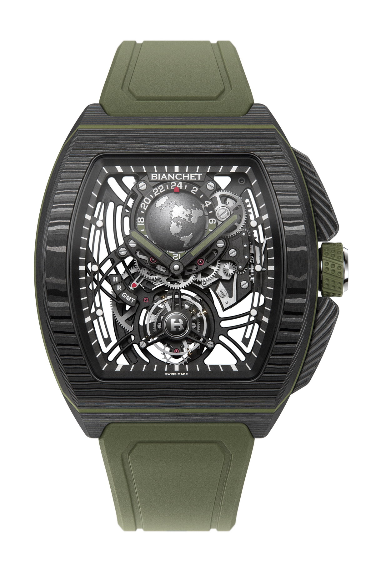 B1.618 Sport GMT Carbon Fern Green
