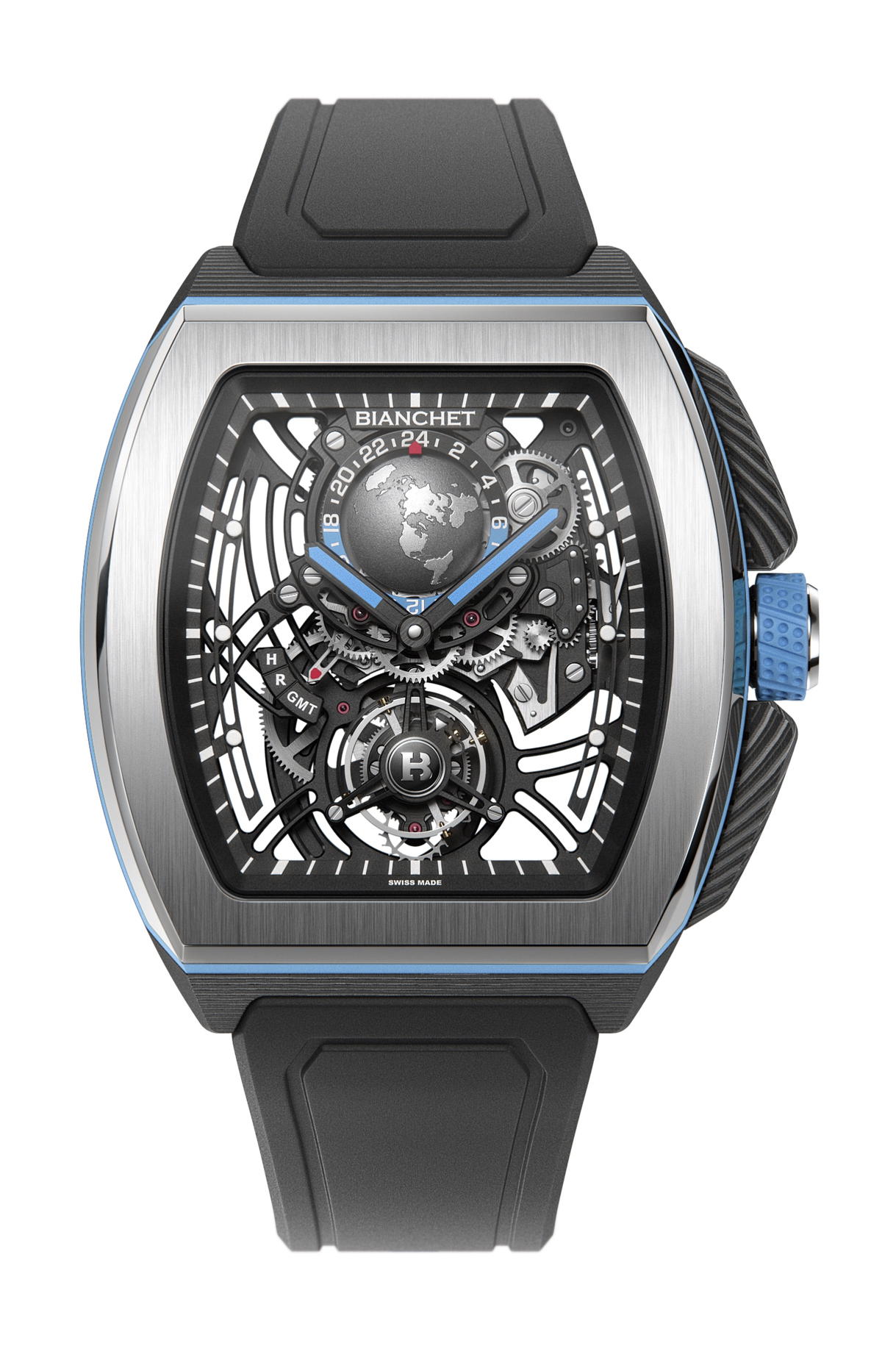 Bianchet Flying Tourbillon Sport GMT Hybrid Sky Blue