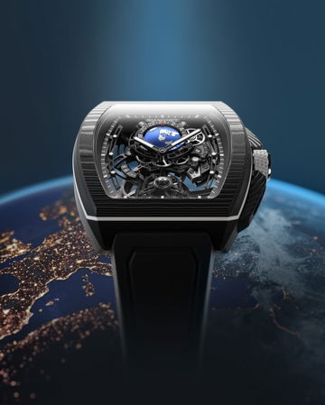 Bianchet Flying Tourbillon Sport GMT Carbon White