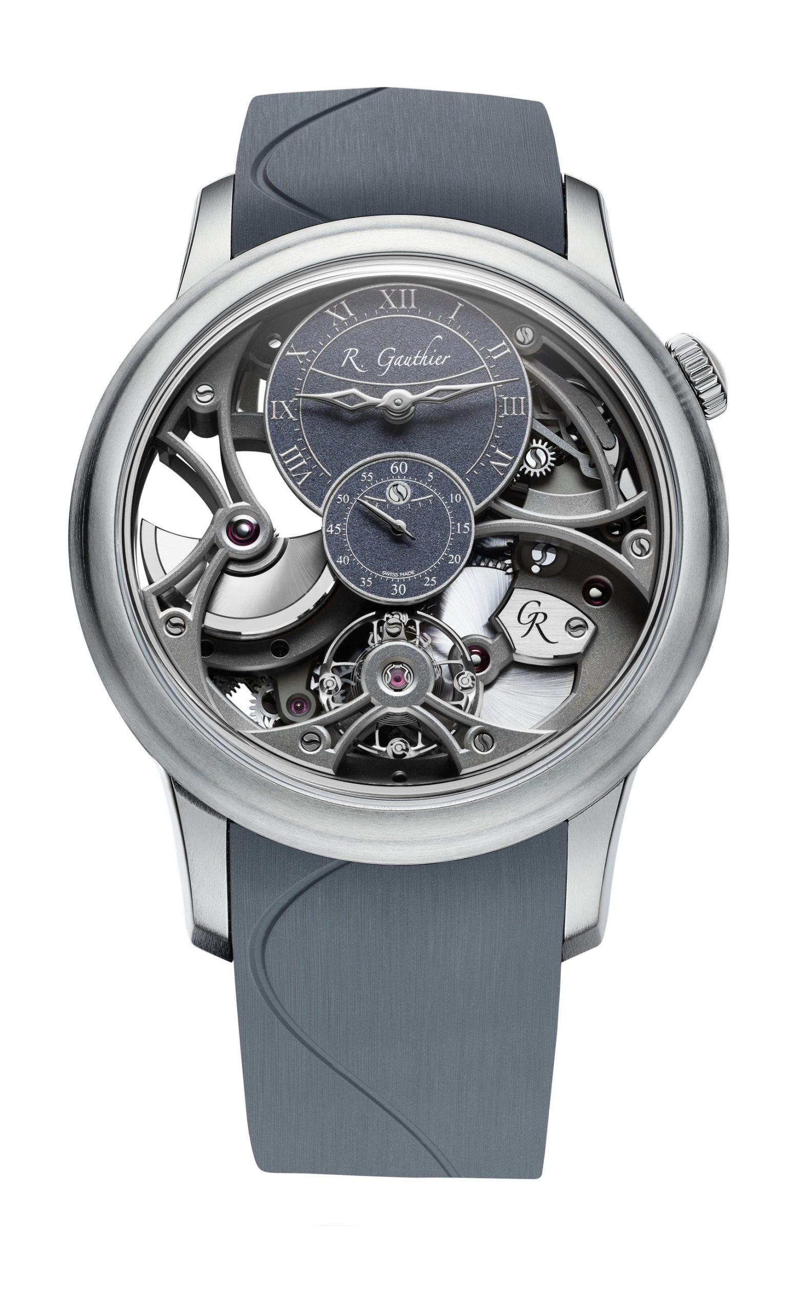 Romain Gauthier Insight Micro-rotor Squelette Natural Titanium