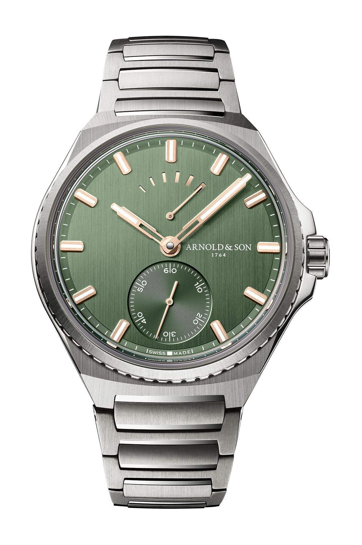 Arnold & Son Longitude Titanium Fern Green