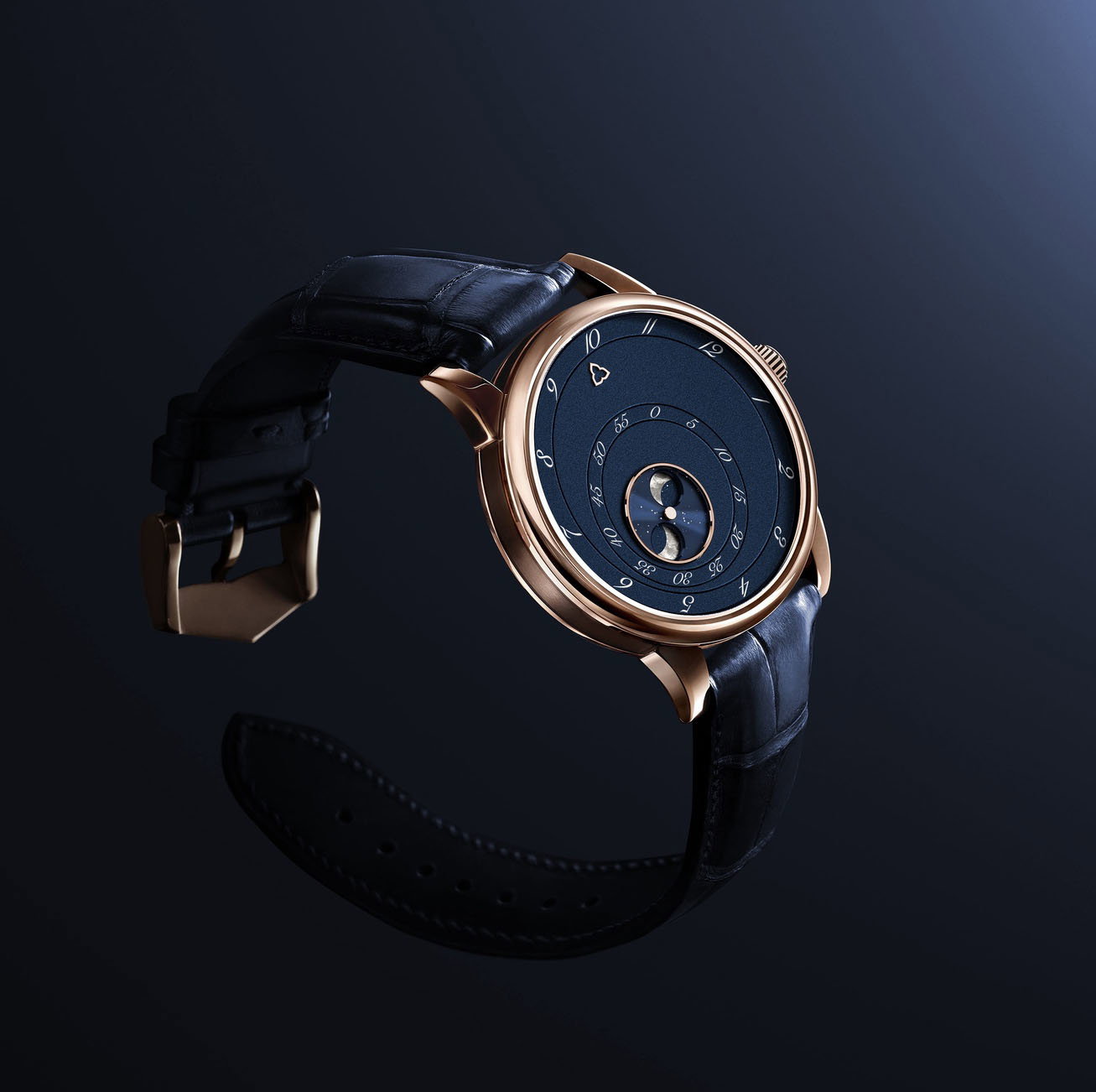 Trilobe Les Matinaux L'Heure Exquise Blue Rose Gold