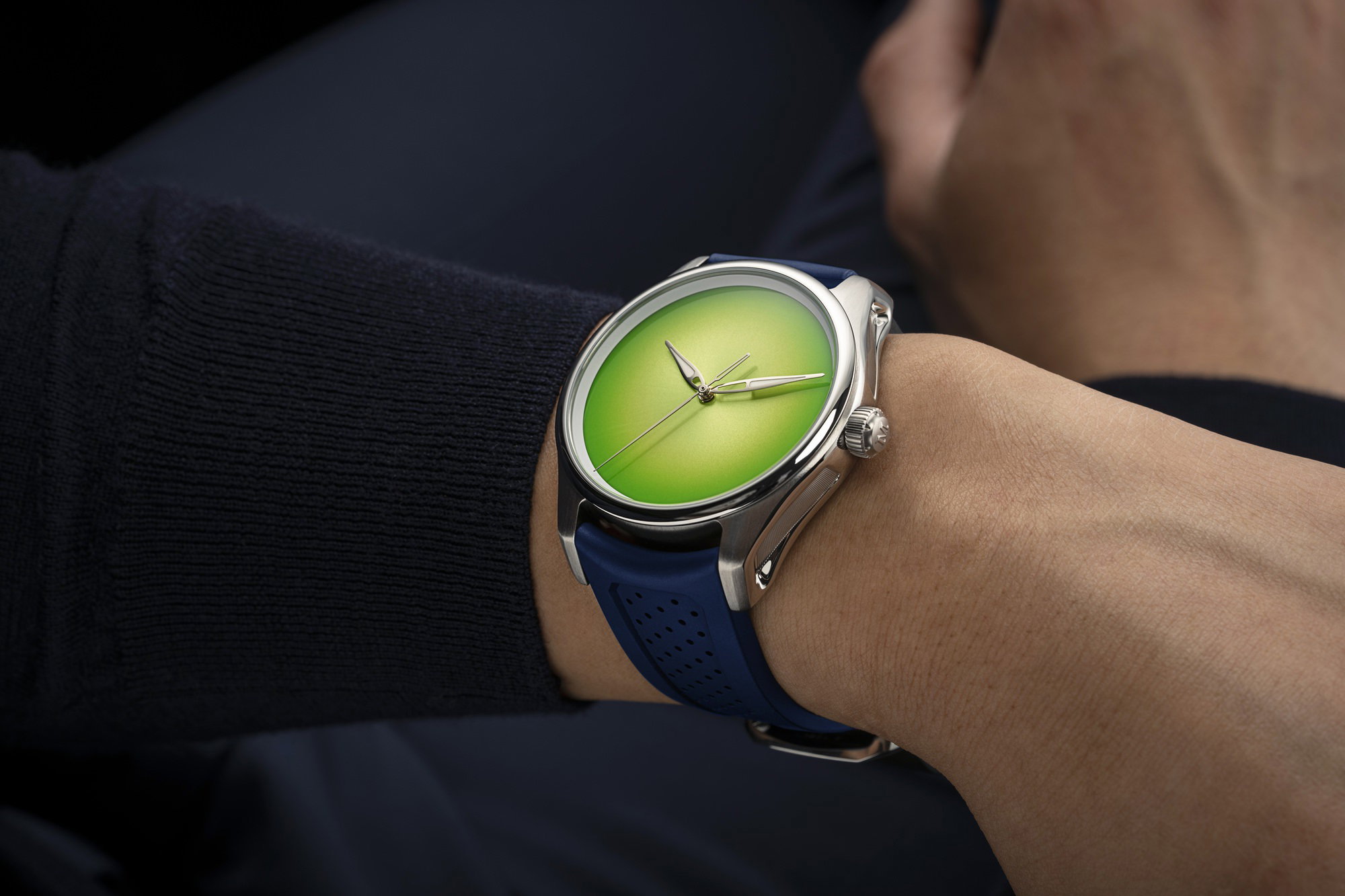 H. Moser & Cie Pioneer Centre Seconds Concept Citrus Green