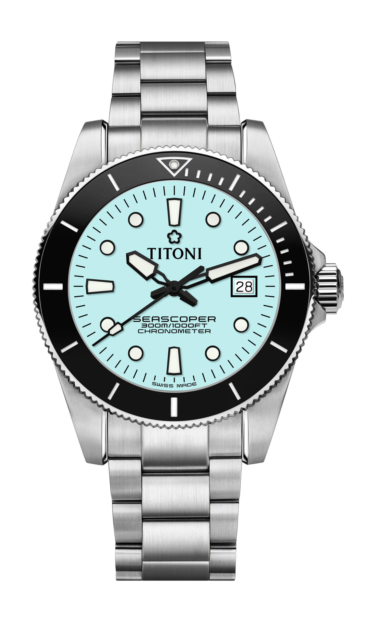 Titoni Seascoper 300 Ice Blue