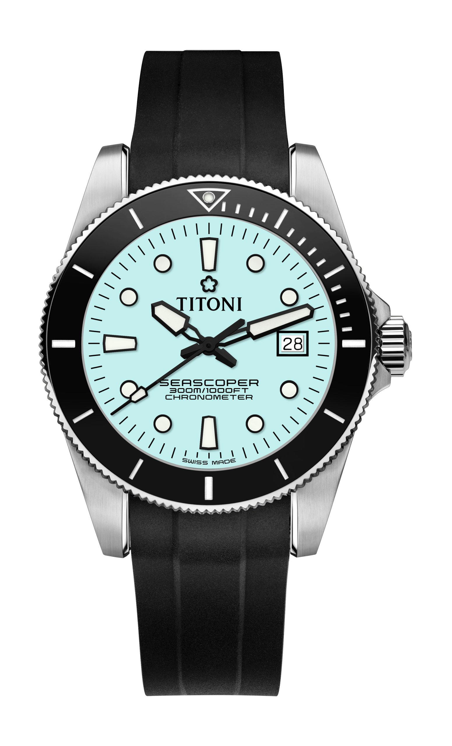 Titoni Seascoper 300 Ice Blue