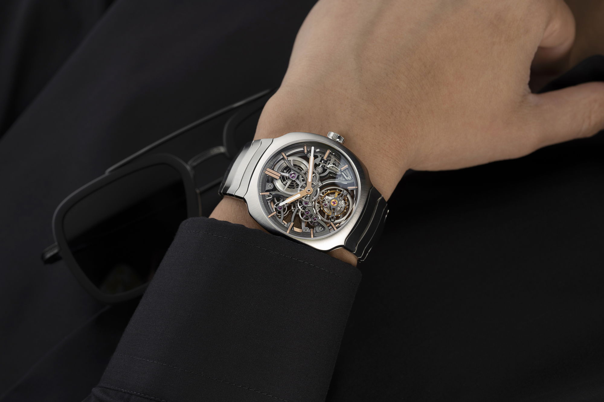 H. Moser &amp; Cie Streamliner Tourbillon Skeleton Double Hairspring