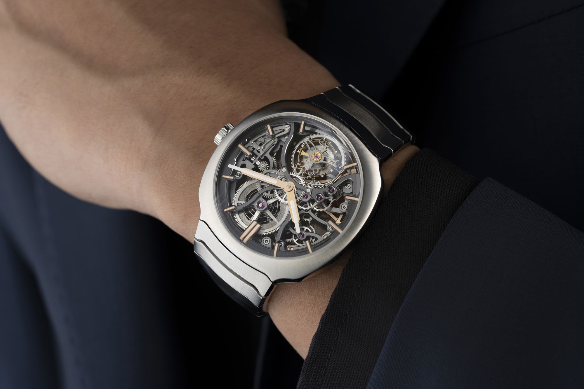 H. Moser &amp; Cie Streamliner Tourbillon Skeleton Double Hairspring