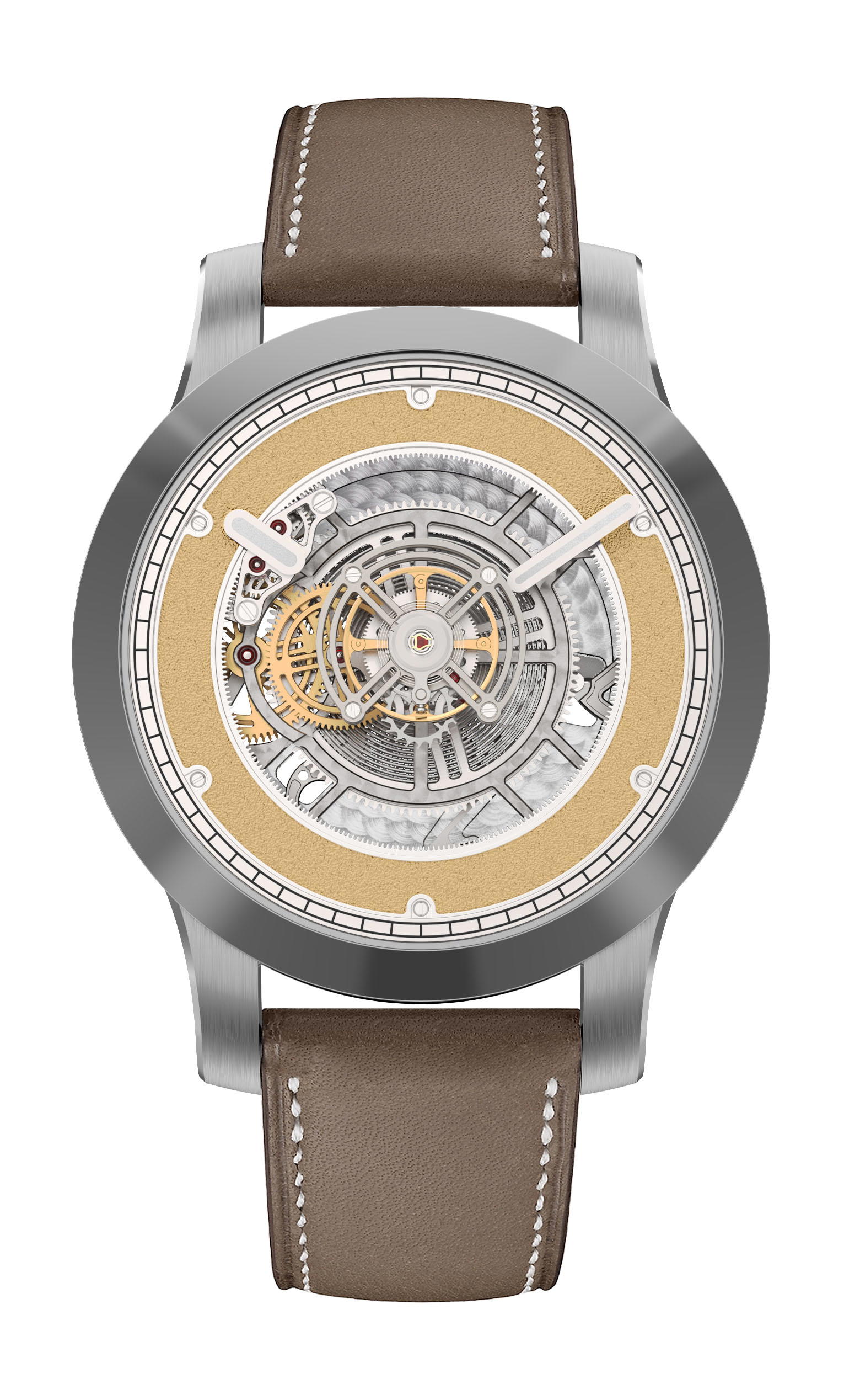 Marco Tedeschi KS 06 Central Floating Tourbillon Titanium Gold