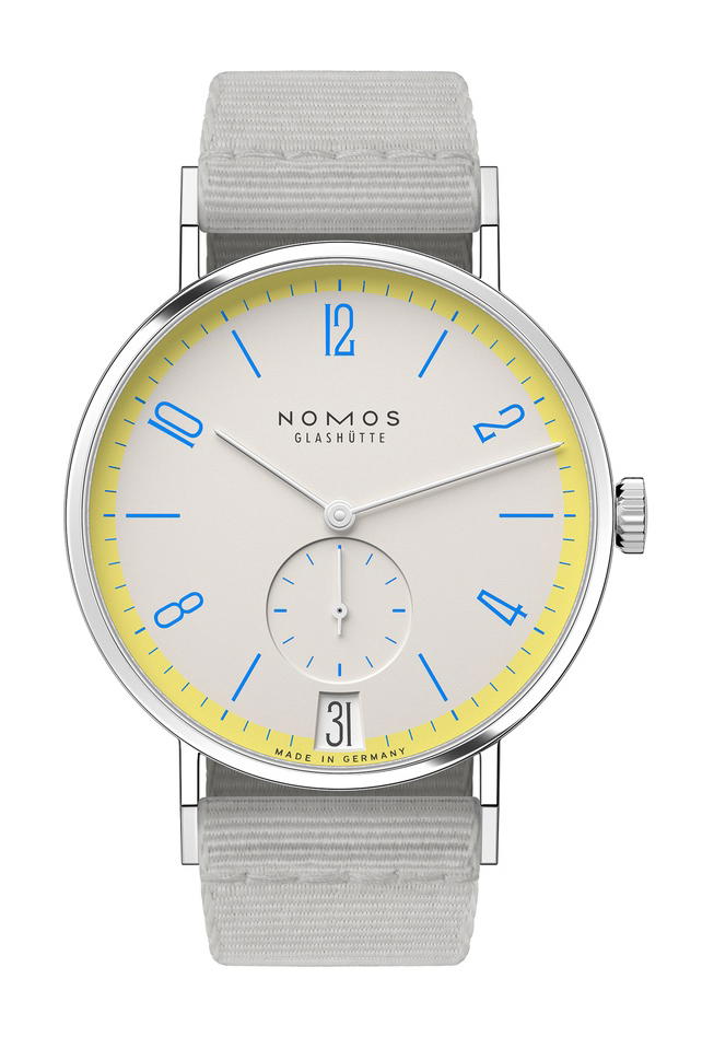 Nomos Glashütte Tangente 38 Lemon Biscuit