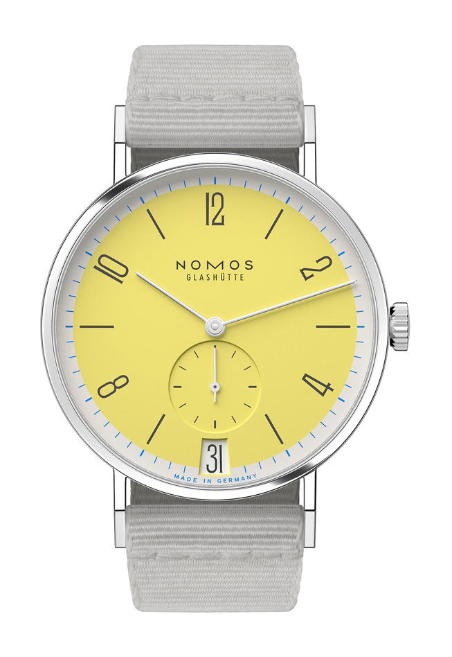 Nomos Glashütte Tangente 38 Kanari