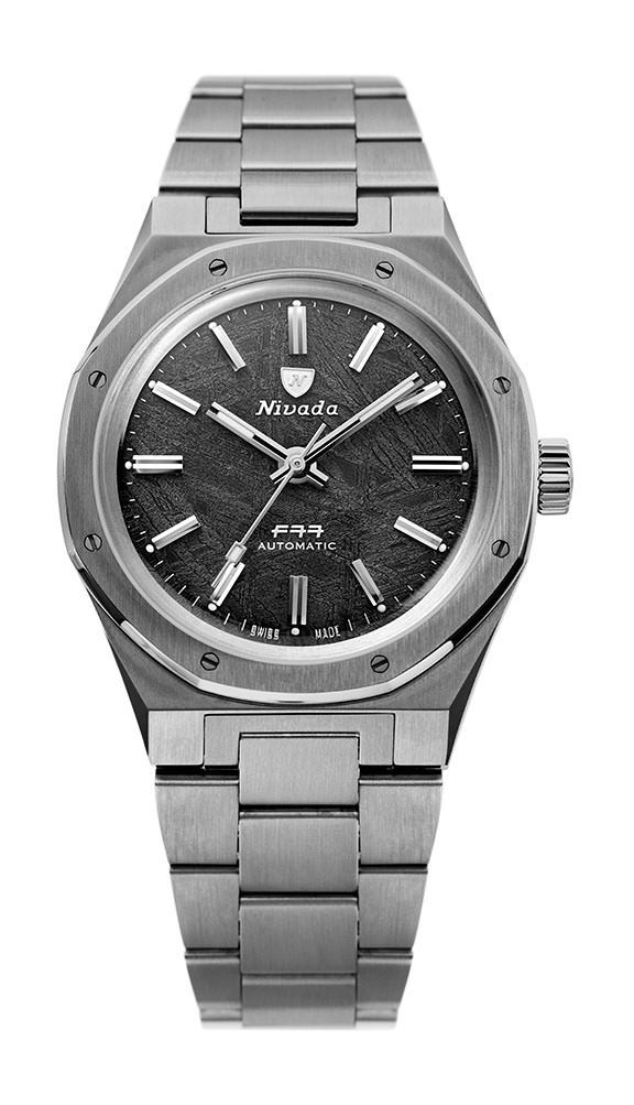 Nivada Grenchen F77 Titanium Meteorite – 68008A77 – $1,690