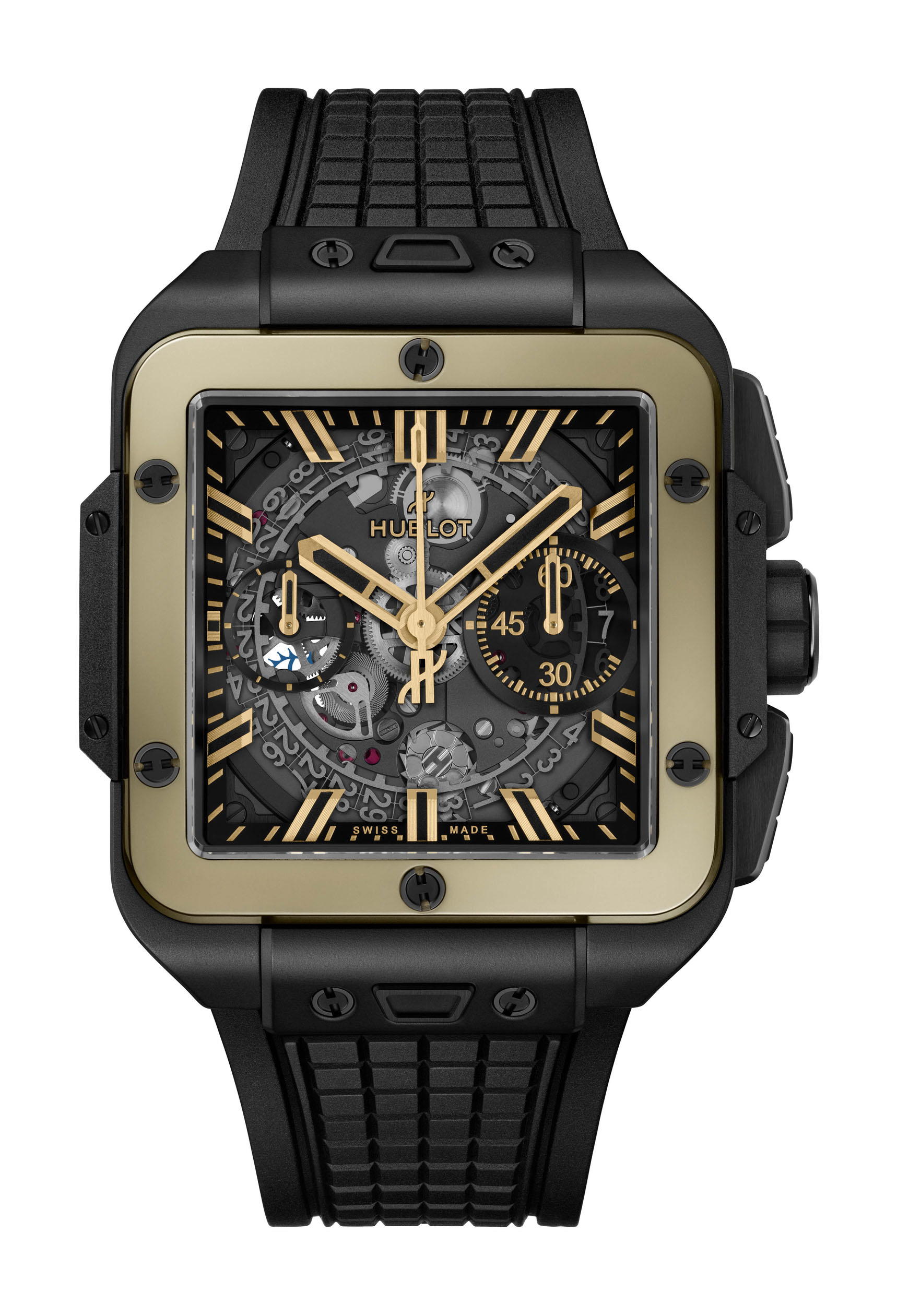 Hublot Square Big Bang Unico Ceramic Magic Gold