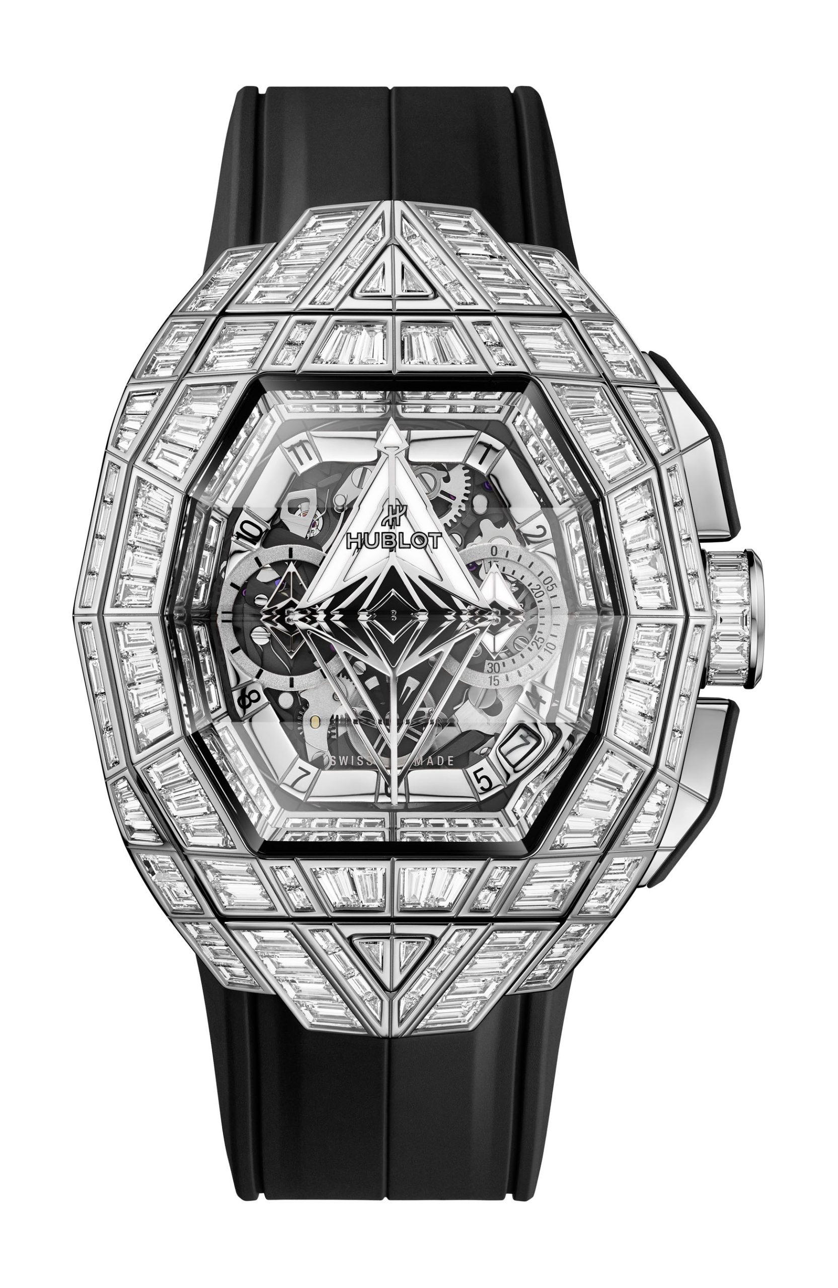Hublot Spirit of Big Bang Sang Bleu High Jewellery White Gold