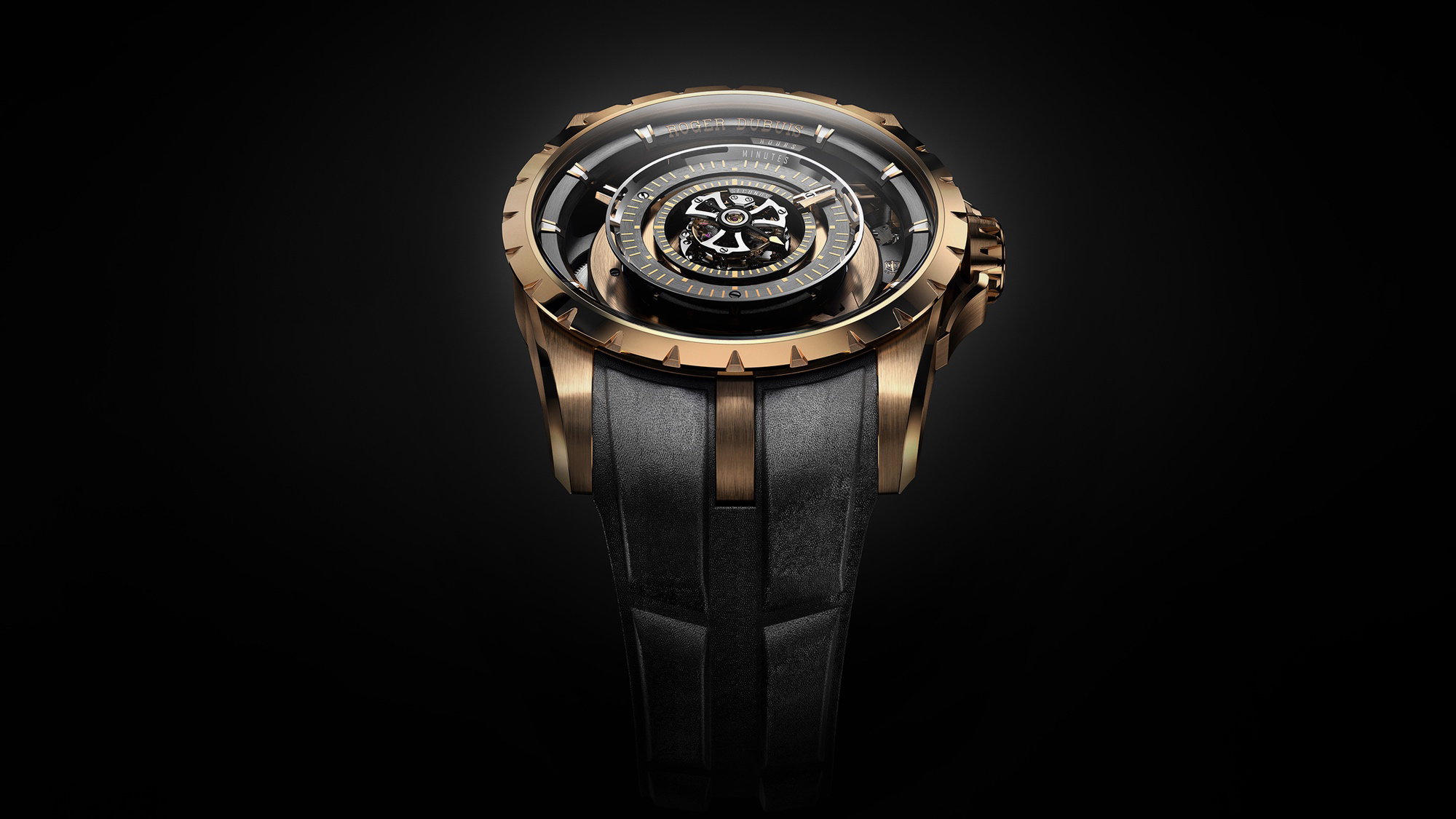 Roger Dubuis Excalibur Orbis in Machina Central Monotourbillon Pink Gold