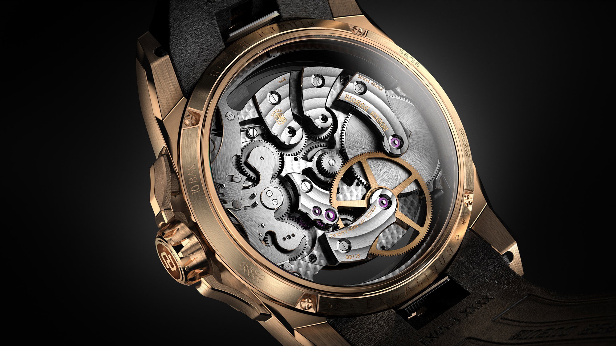 Excalibur Orbis in Machina Central Monotourbillon Pink Gold - Image 4