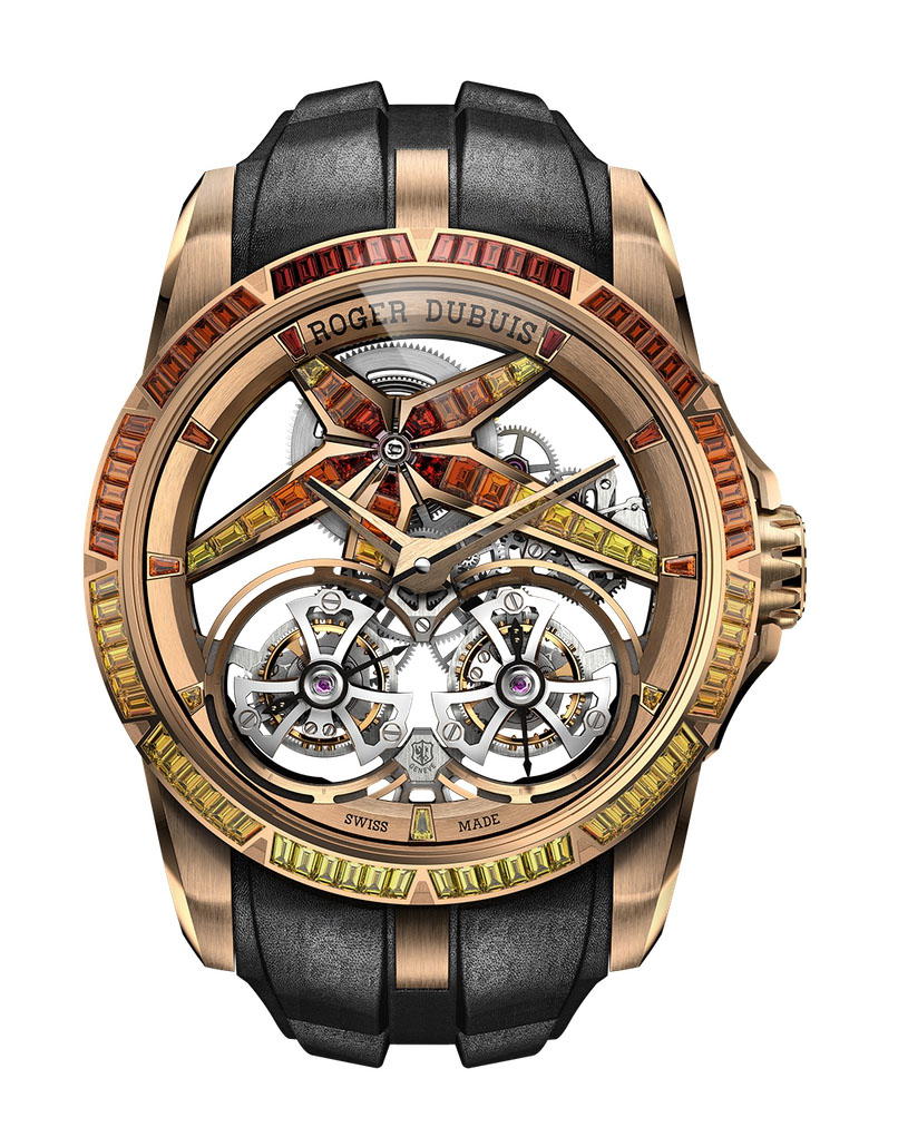Roger Dubuis Excalibur Sunrise Double Tourbillon Pink Gold
