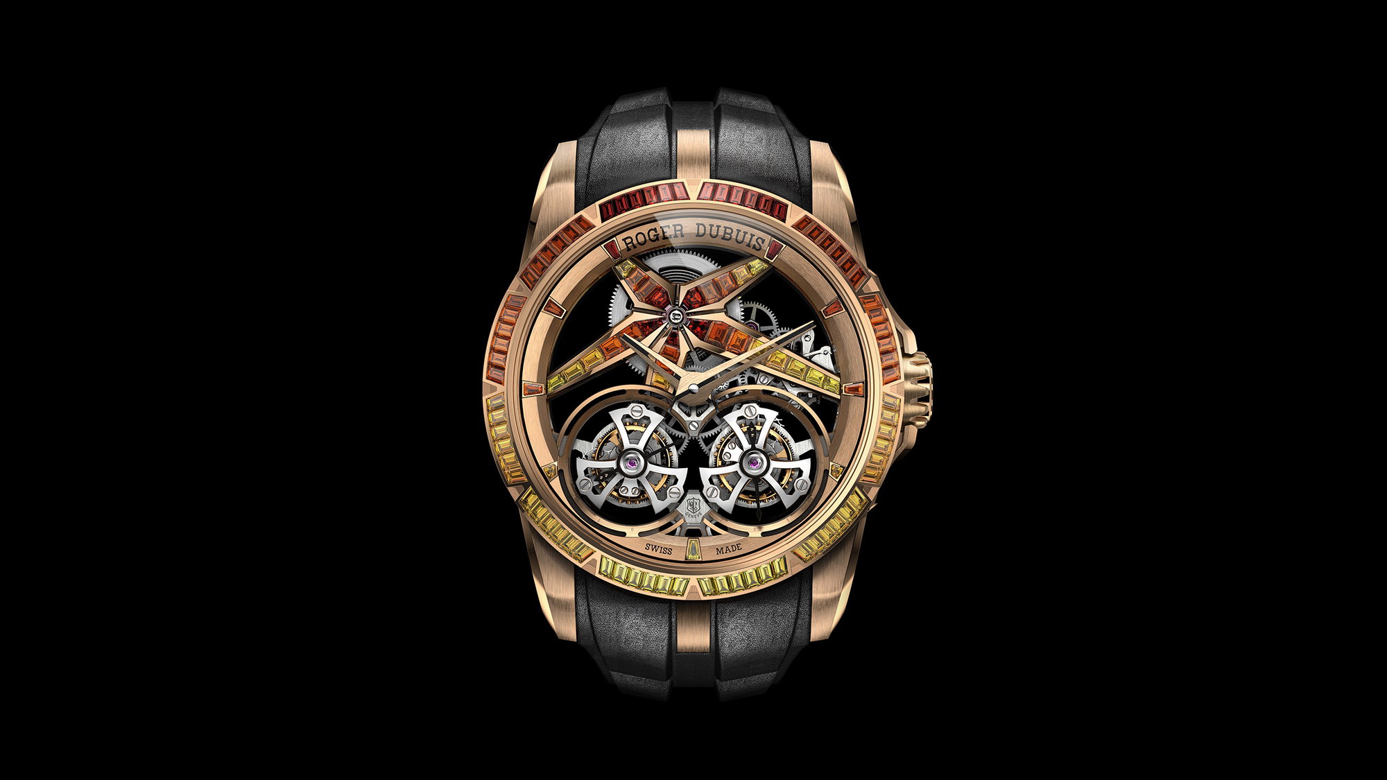 Excalibur Sunrise Double Tourbillon Pink Gold - Image 3
