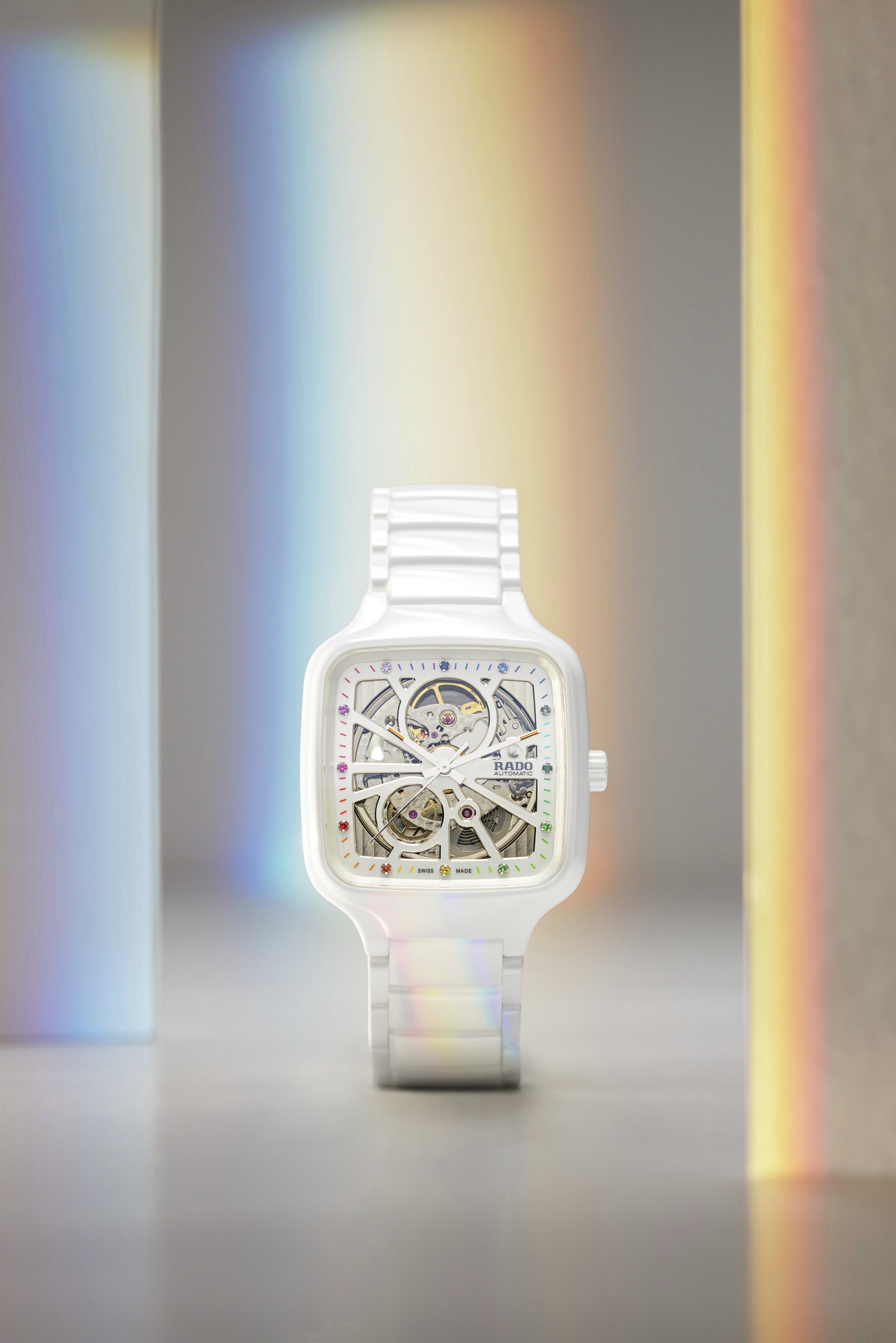 BEAUTIFUL RADO レディース 腕時計 コンビカラー Rado True Square Open Heart – R27073712 – $3,150