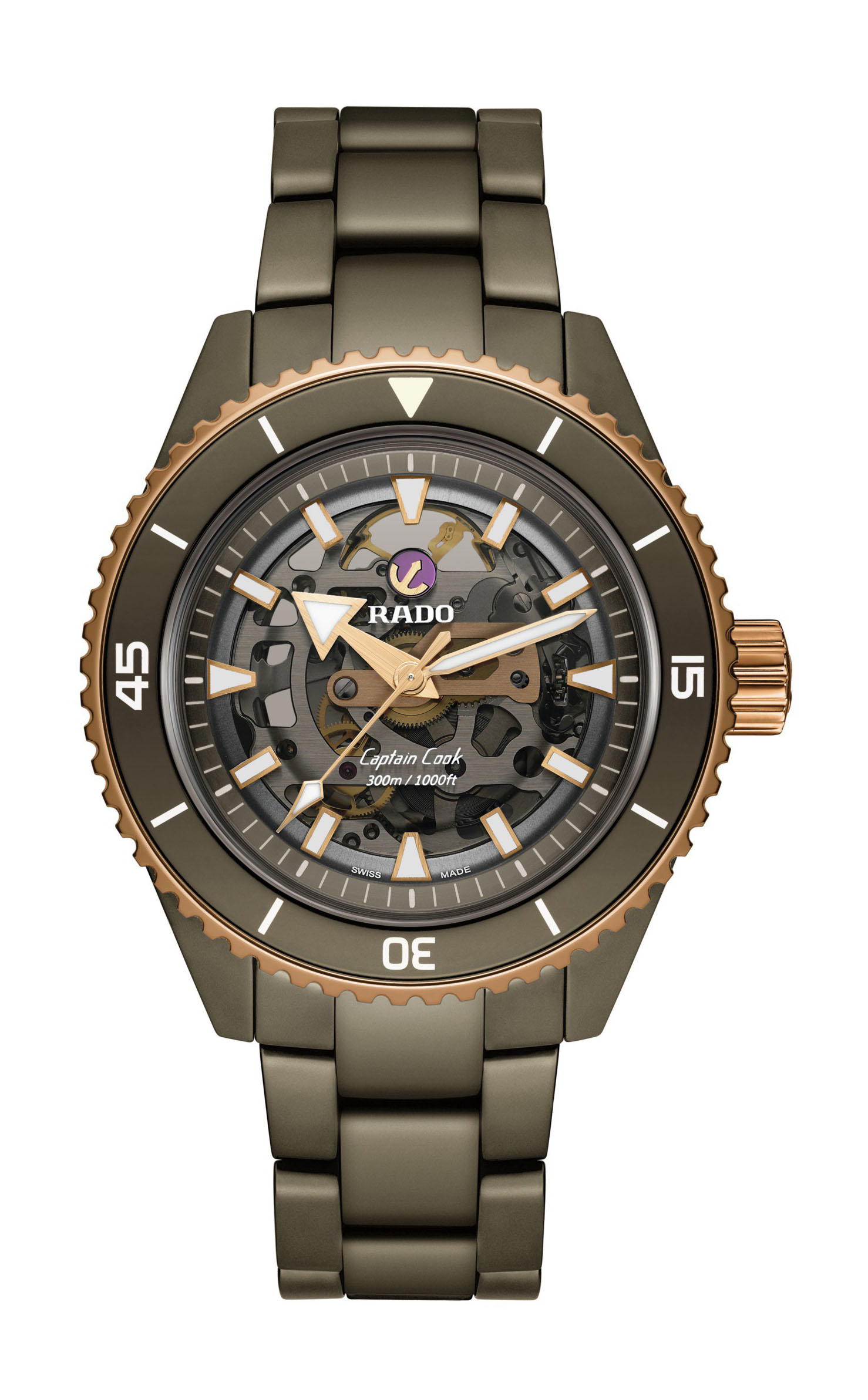 Rado Captain Cook High-Tech Ceramic Skeleton