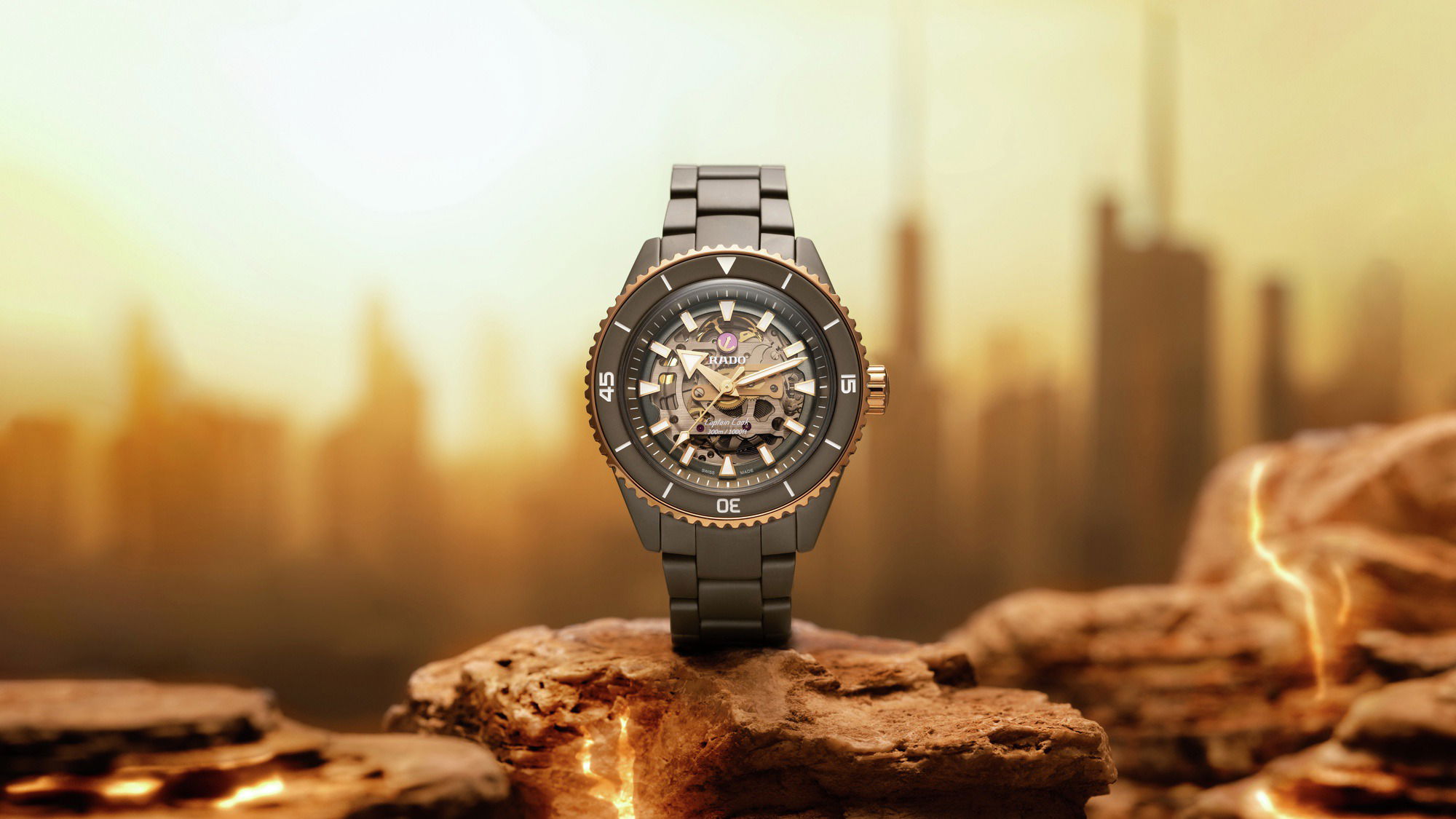 Rado Captain Cook High-Tech Ceramic Skeleton