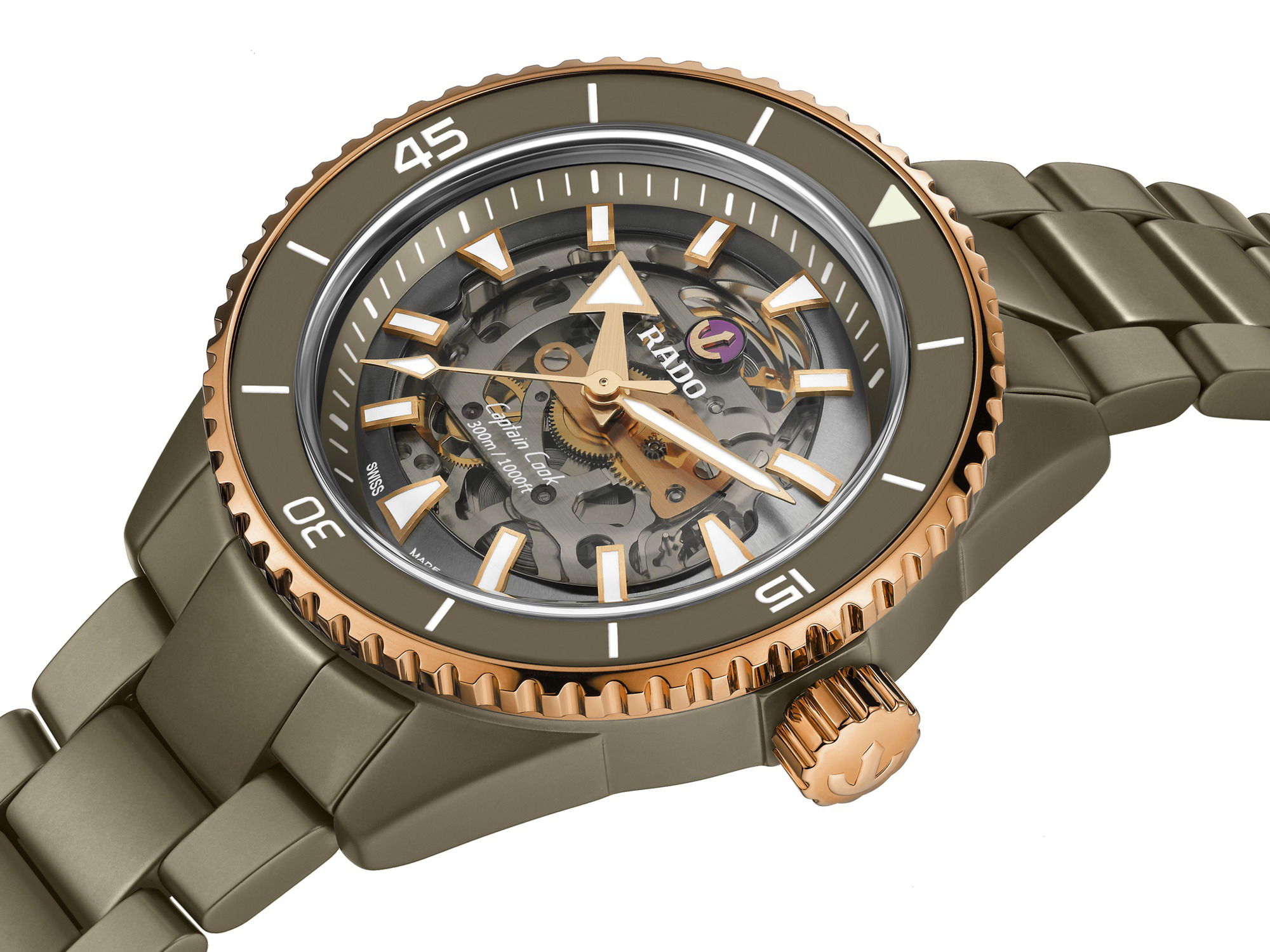 Rado Captain Cook High-Tech Ceramic Skeleton