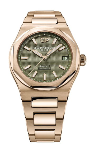 Girard-Perregaux Laureato 42 mm Pink Gold Sage Green