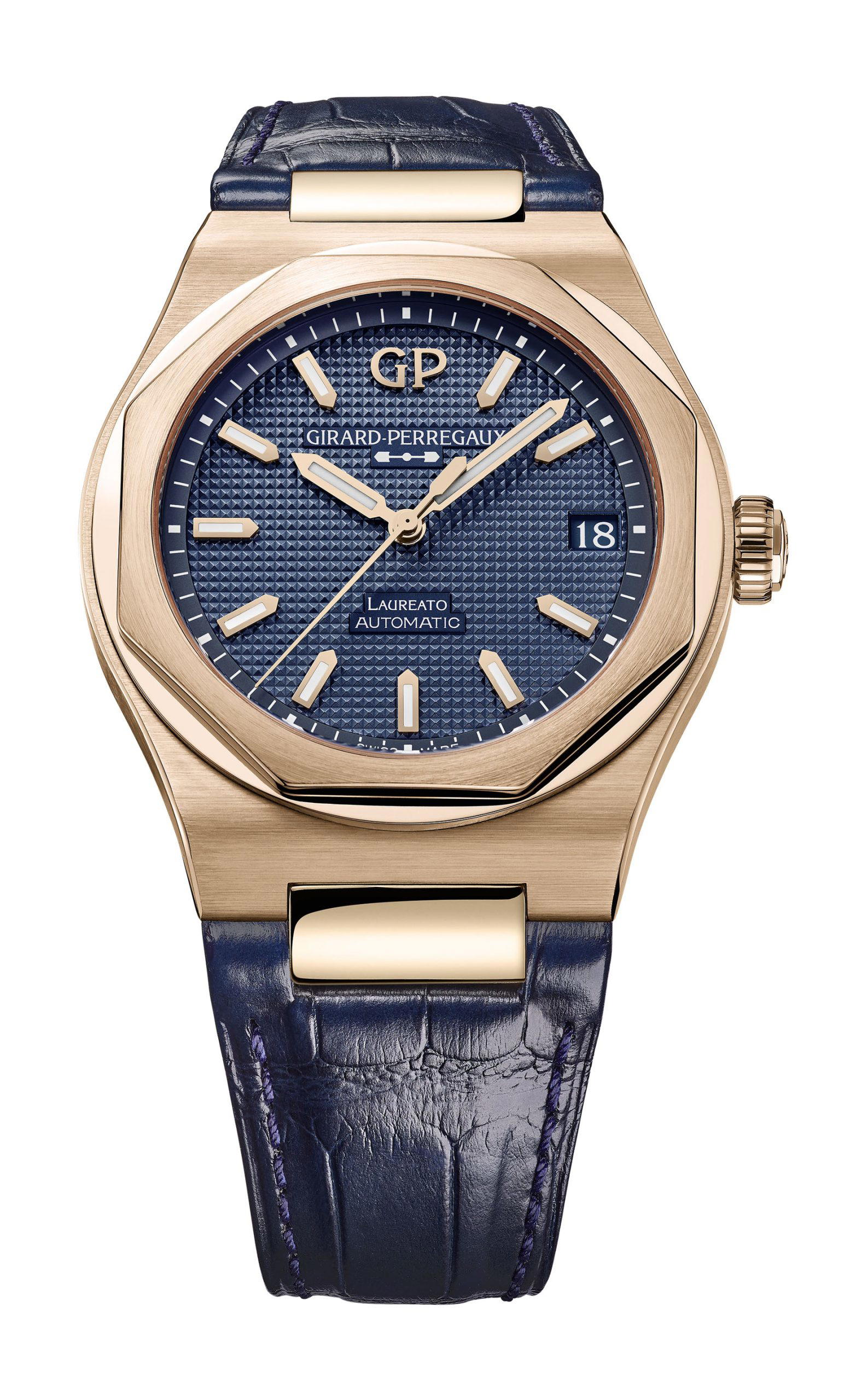Girard-Perregaux Laureato 42 mm Pink Gold Ultramarine Blue