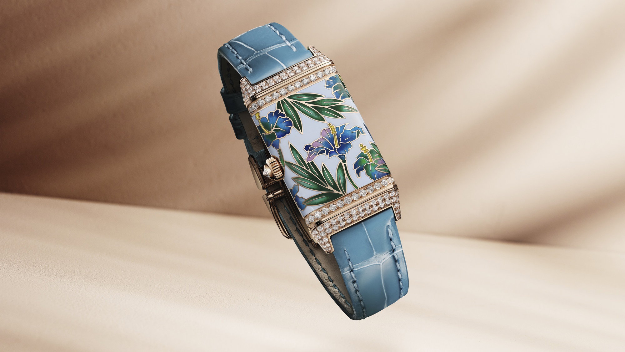 Jaeger-LeCoultre Reverso One Precious Flowers - Hibiscus Enamel