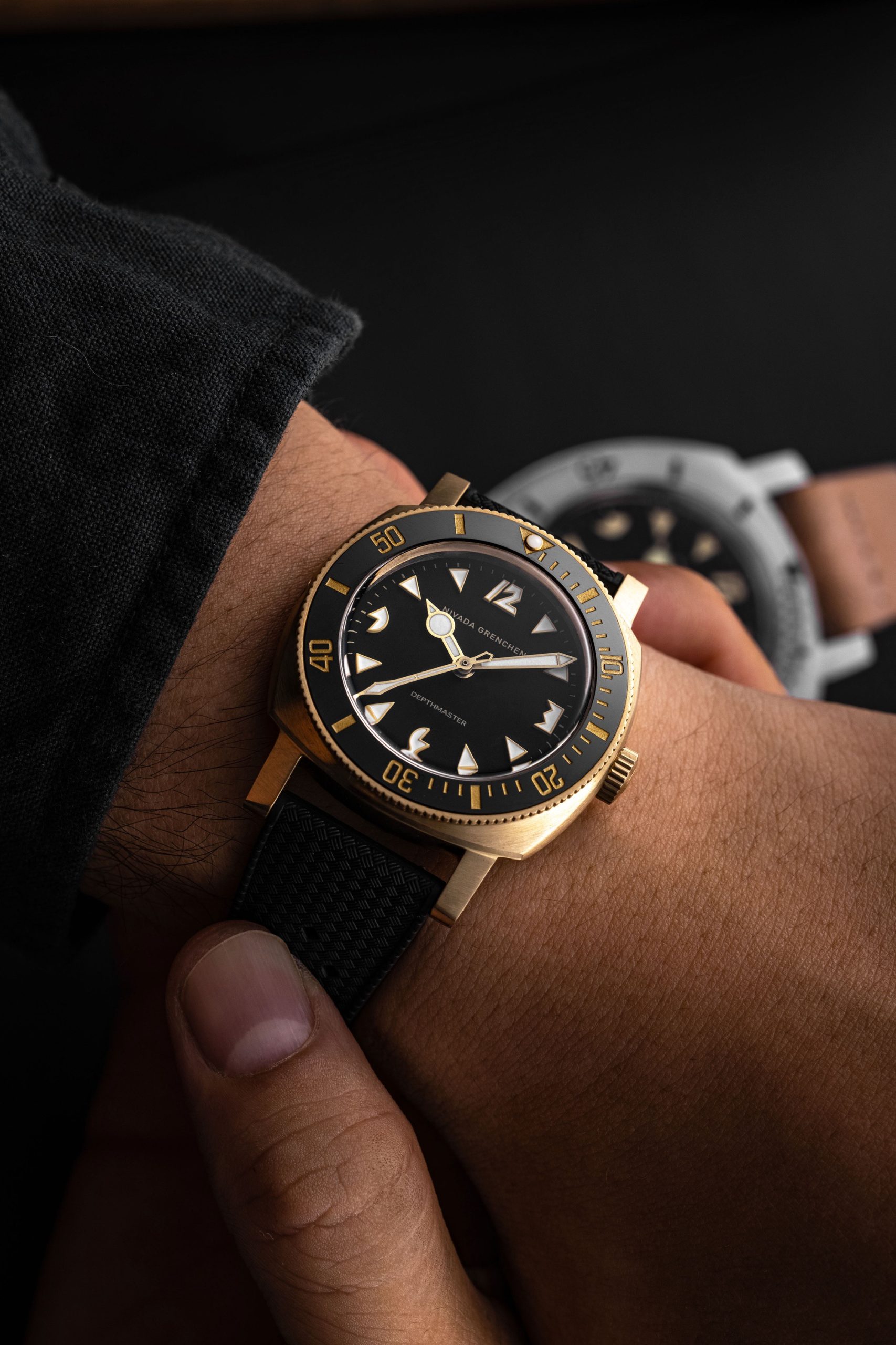 Nivada Grenchen Depthmaster Bronze Pacman
