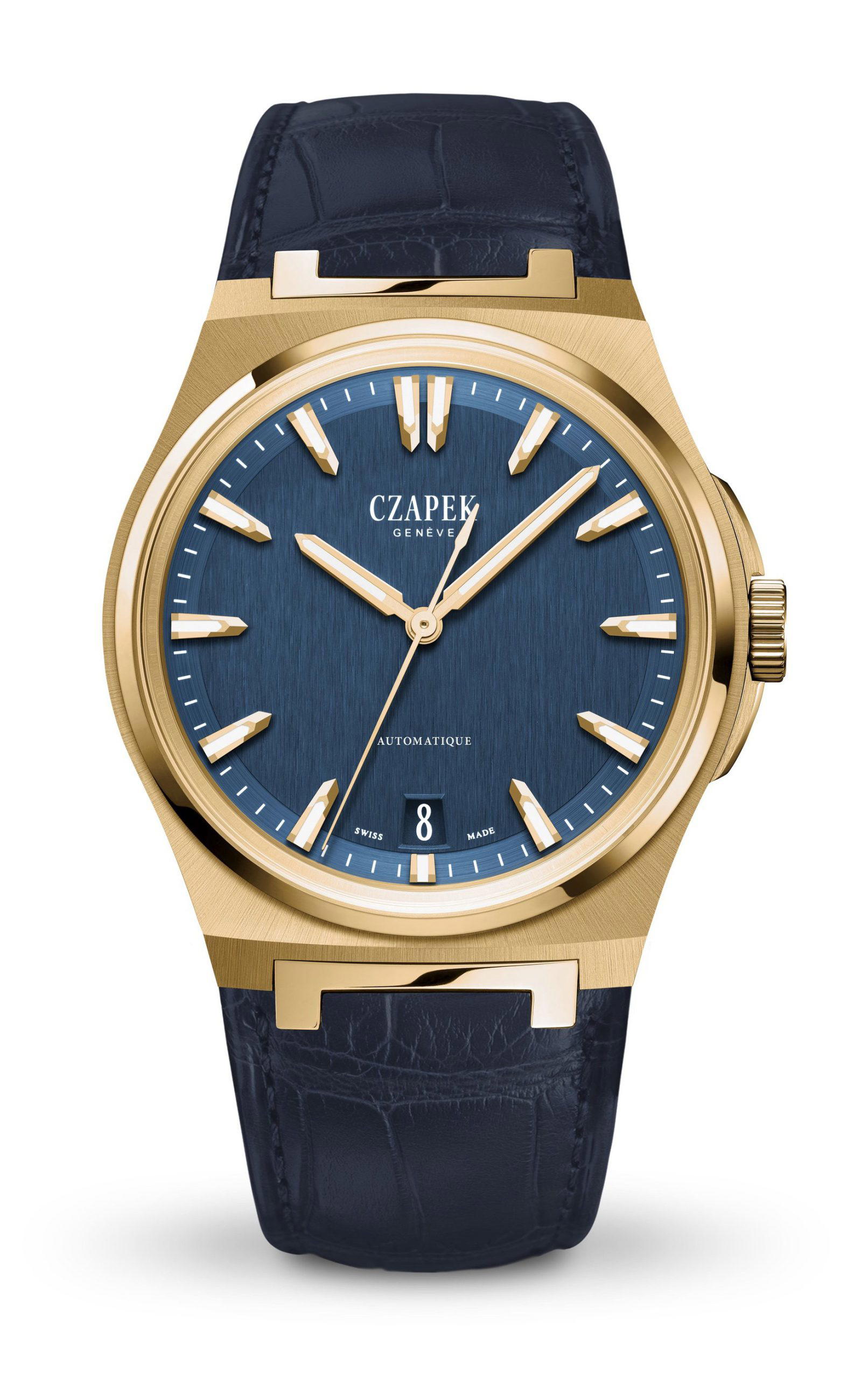 Czapek Antarctique Mount Erebus Aqua Blue Yellow Gold