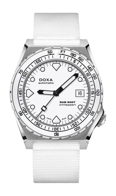 Doxa SUB 600T Whitepearl