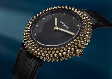 Gerald Genta Gentissima Oursin 36 Black Titanium